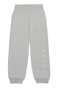 Pants | Activewear>MARNI Outline branded jogger pants inox gray melange