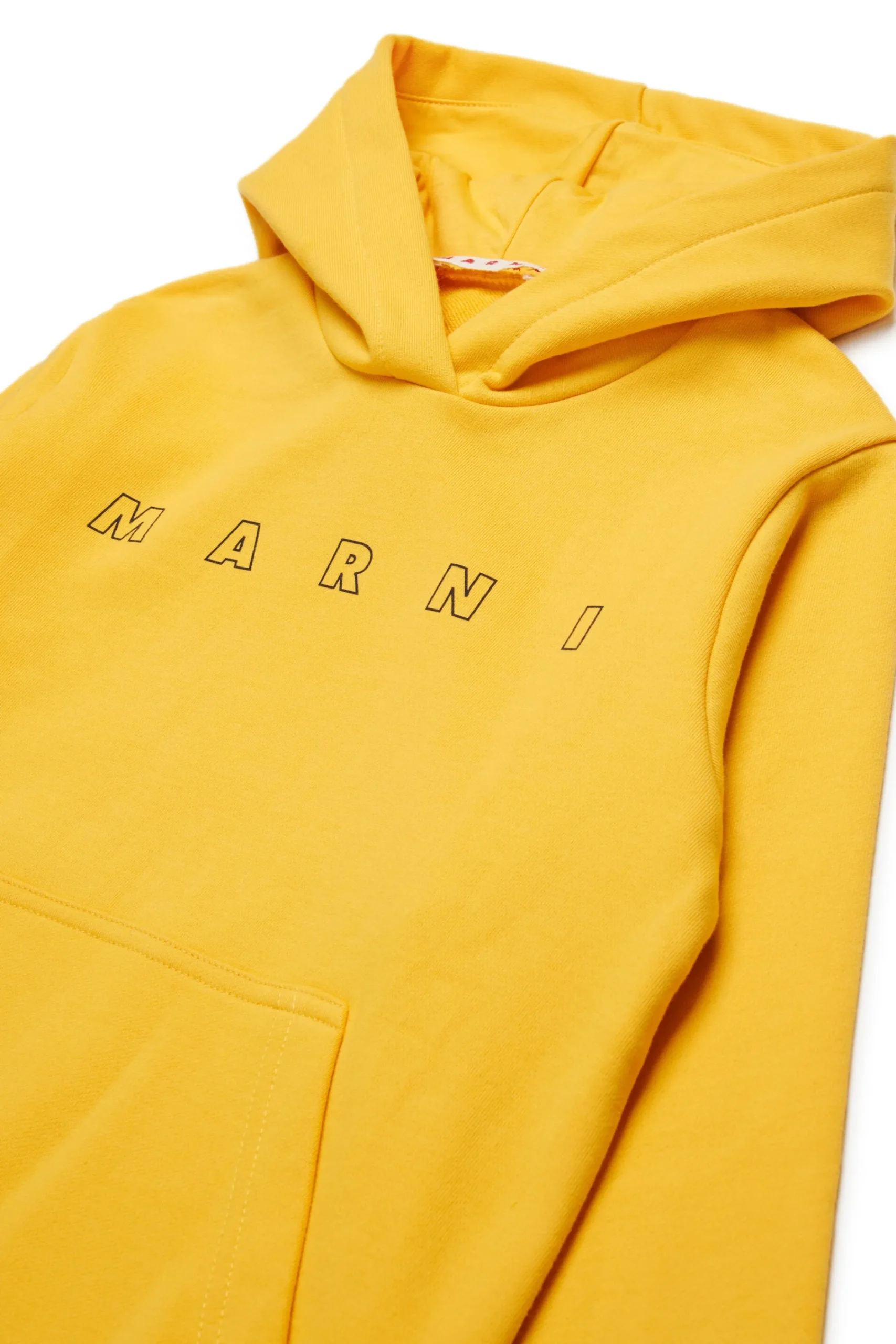 Sweatshirts | Activewear>MARNI Outline branded sweatshirt intense yellow