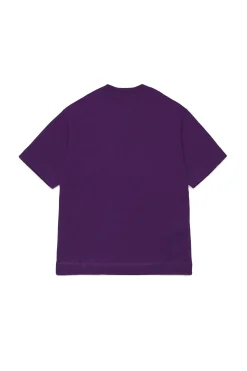Logomania | Logomania>MARNI Outline branded T-shirt violet