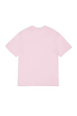 T-Shirts | Logomania>MARNI Outline branded T-shirt light pink