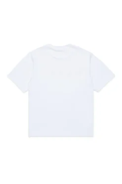T-Shirts | Logomania>MARNI Outline branded T-shirt white