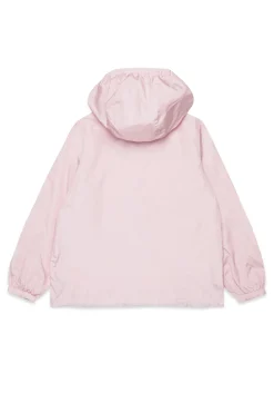 Jackets And Padded Jackets | Logomania>MARNI Outline branded windbreaker jacket light pink