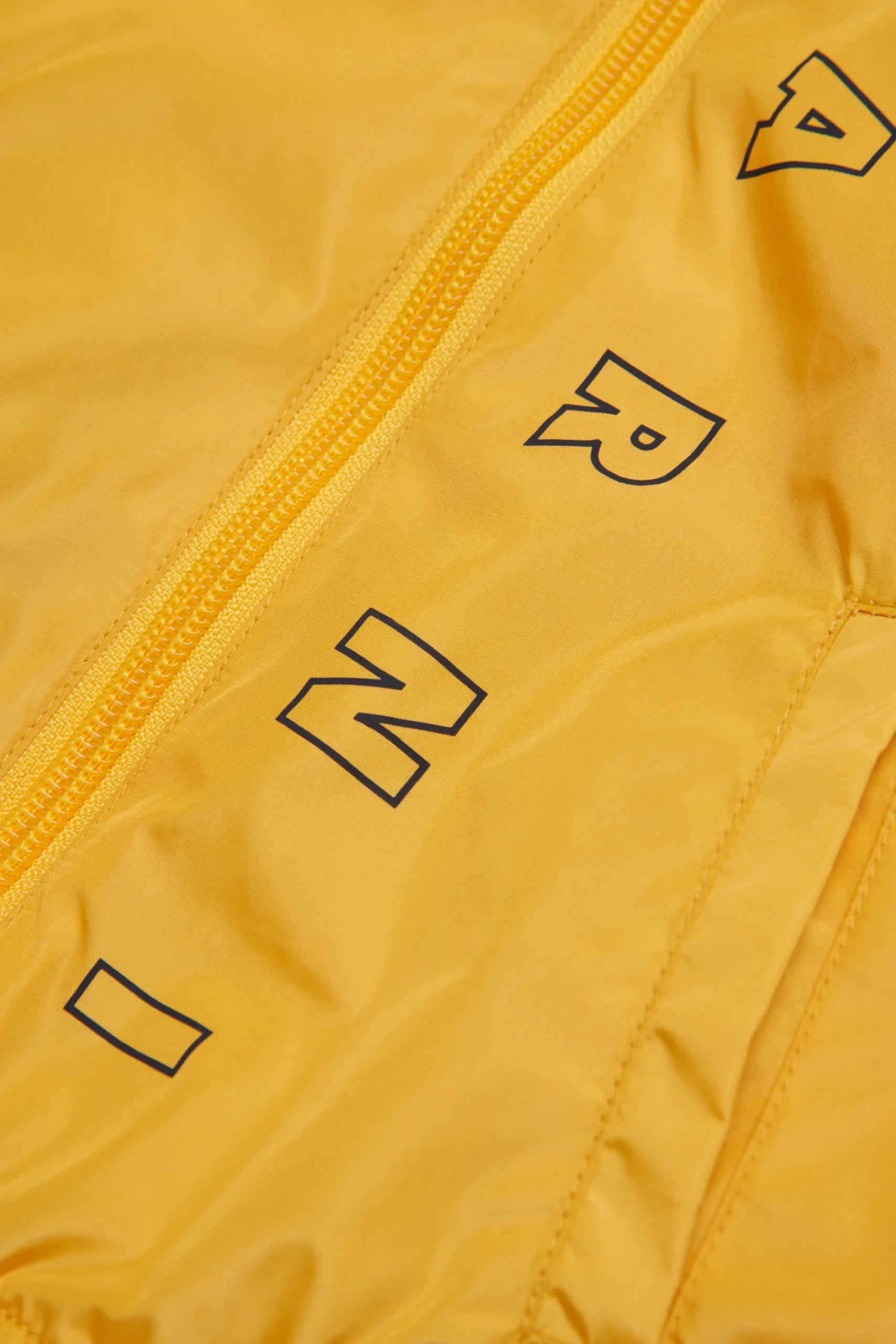 Jackets And Padded Jackets | Logomania>MARNI Outline branded windbreaker jacket intense yellow