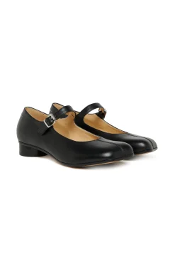 Slippers And Sandals | Slippers And Sandals>MM6 MAISON MARGIELA Mary Jane leather shoes with heel black