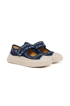 Sneakers | Sneakers>MARNI Mary Jane Pablo denim trainers blue denim