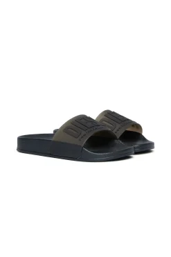 Logomania | Logomania>DIESEL Mayemi branded slide slippers black