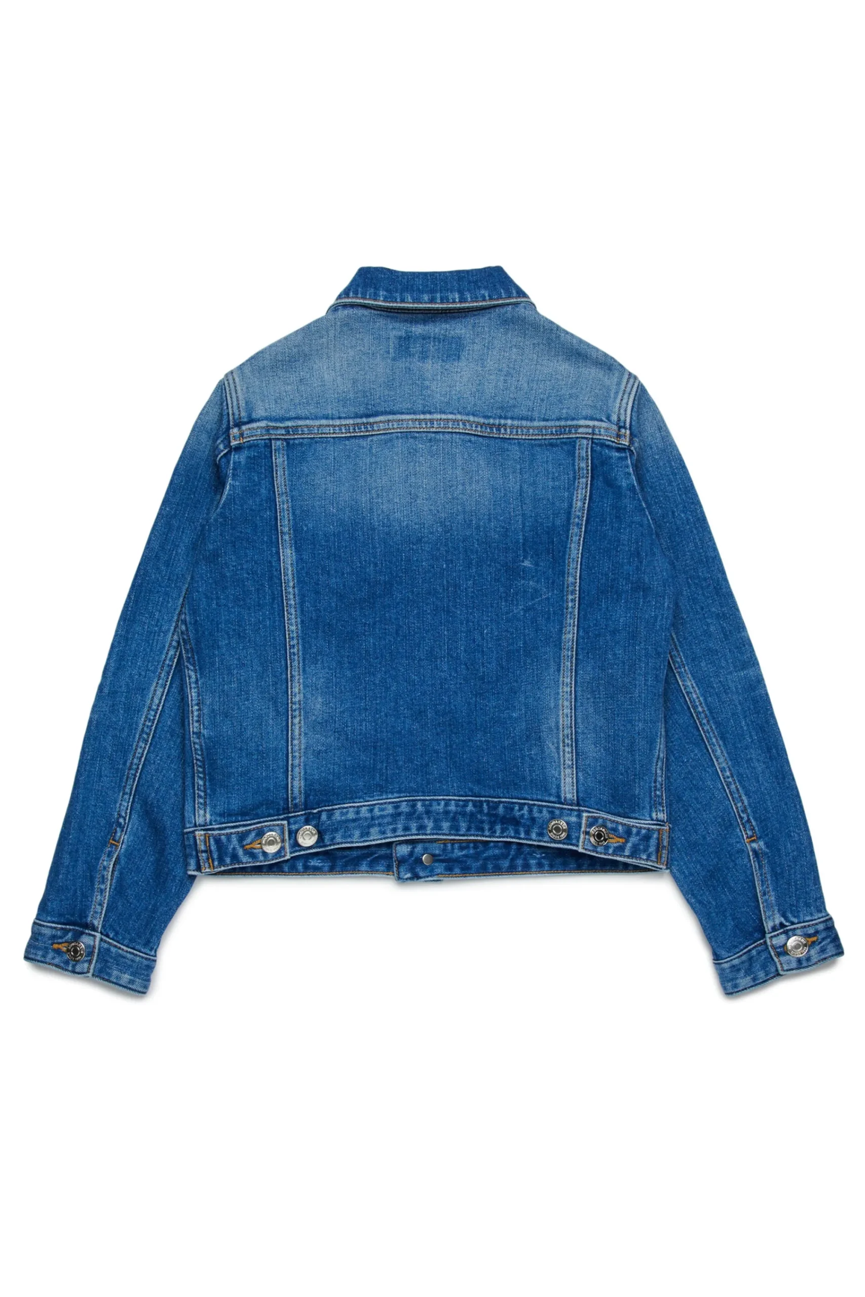 Jackets And Padded Jackets | Denim-Mania>DSQUARED2 Medium jacket with abrasions blue denim