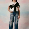 Jeans | Denim-Mania>DIESEL Medium blue flare jeans with rips - 1978 blue denim