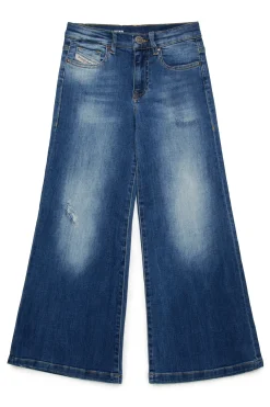 Jeans | Denim-Mania>DIESEL Medium blue flare jeans with rips - 1978 blue denim