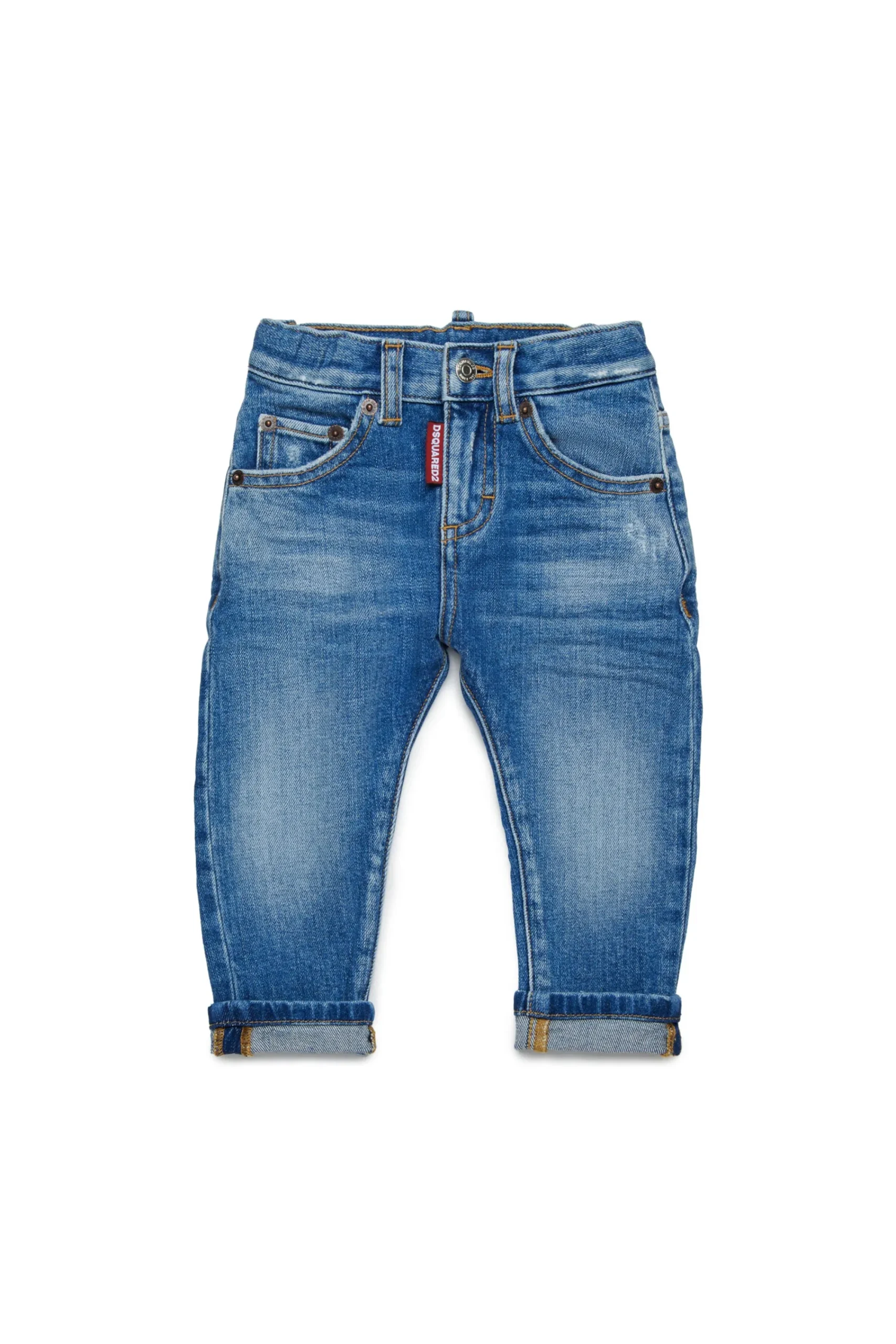 Jeans | Denim-Mania>DSQUARED2 Medium blue jeans with abrasions blue denim
