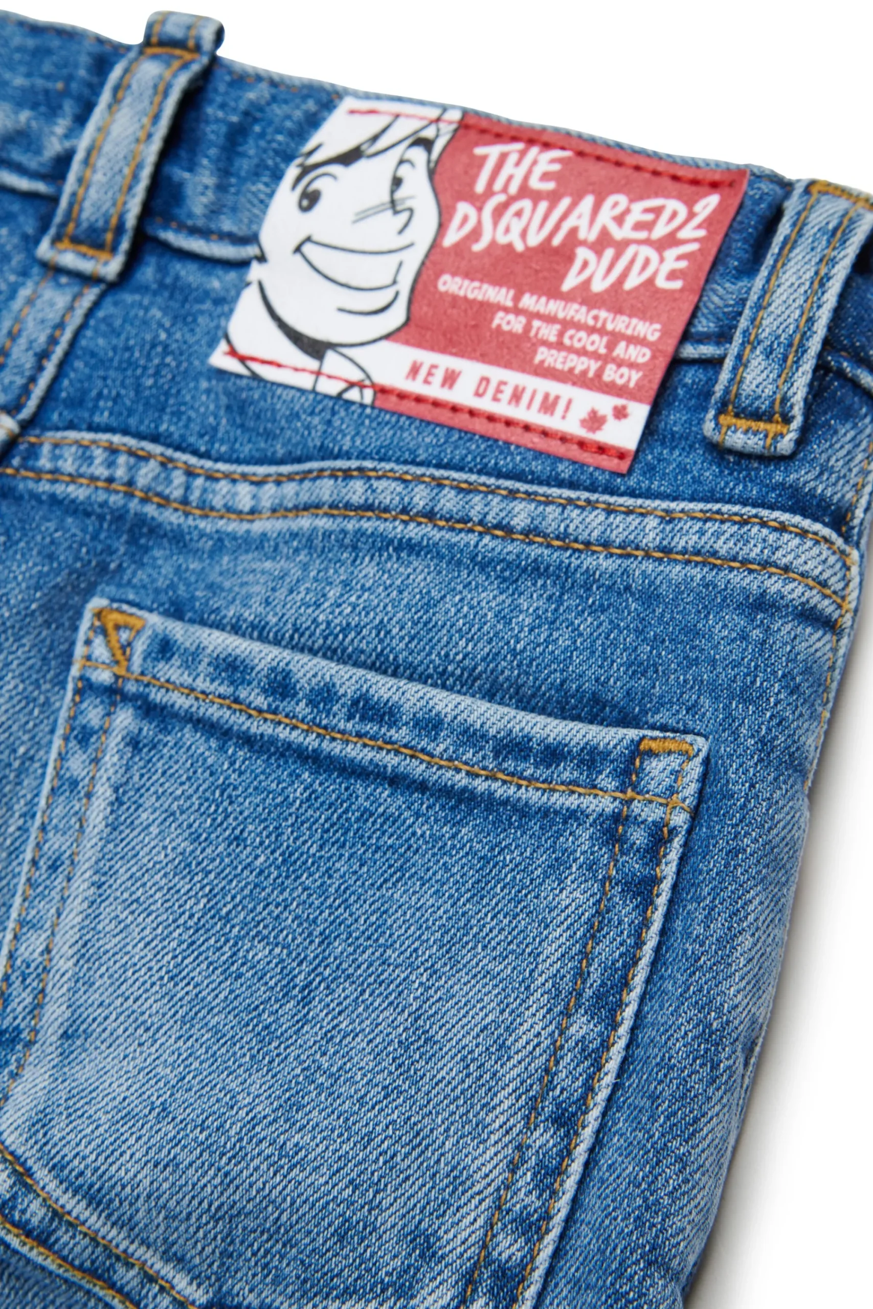 Jeans | Denim-Mania>DSQUARED2 Medium blue jeans with abrasions blue denim