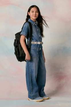 Jumpsuits | Denim-Mania>MAX&Co. Medium blue shaded denim jumpsuit blue denim