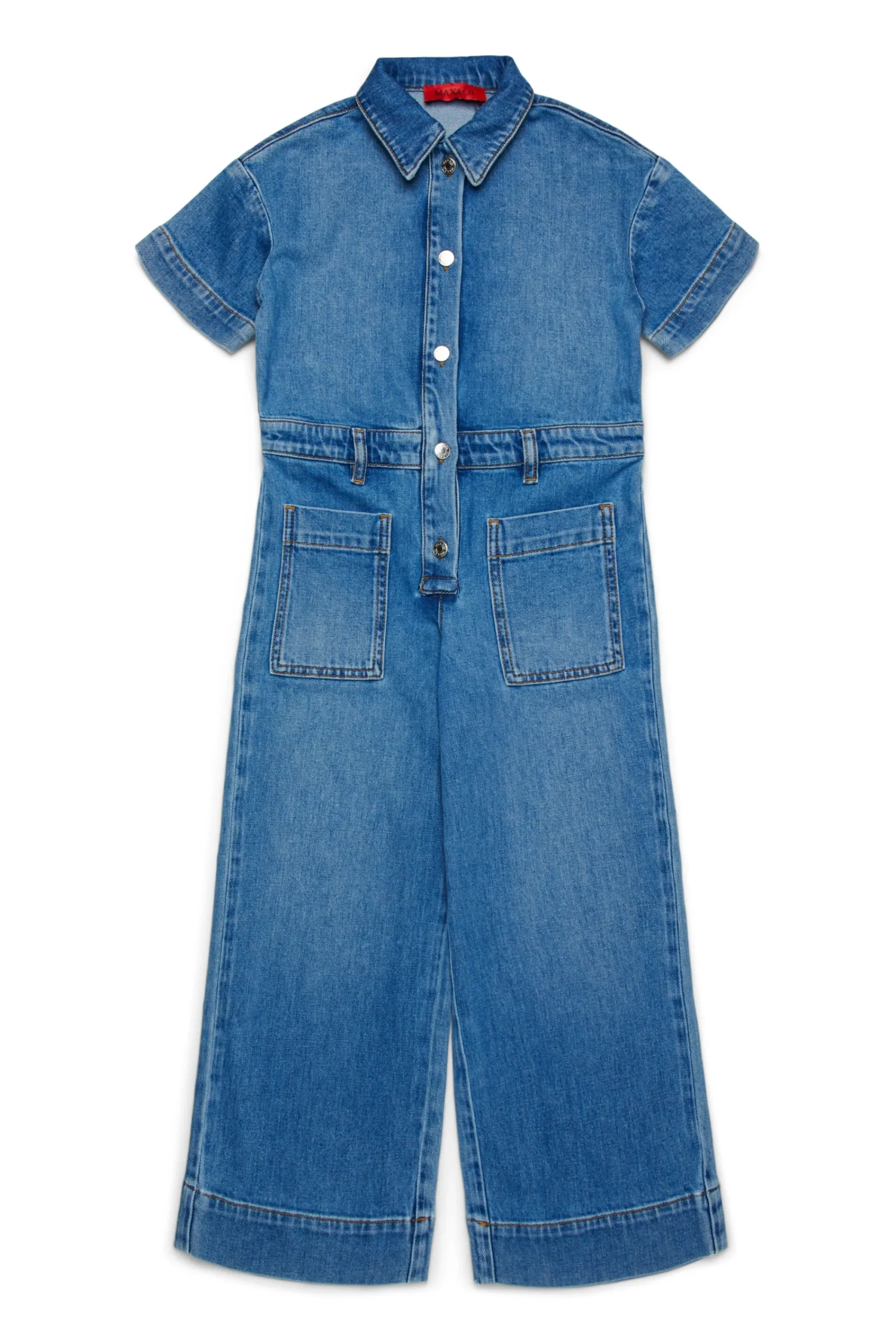 Jumpsuits | Denim-Mania>MAX&Co. Medium blue shaded denim jumpsuit blue denim