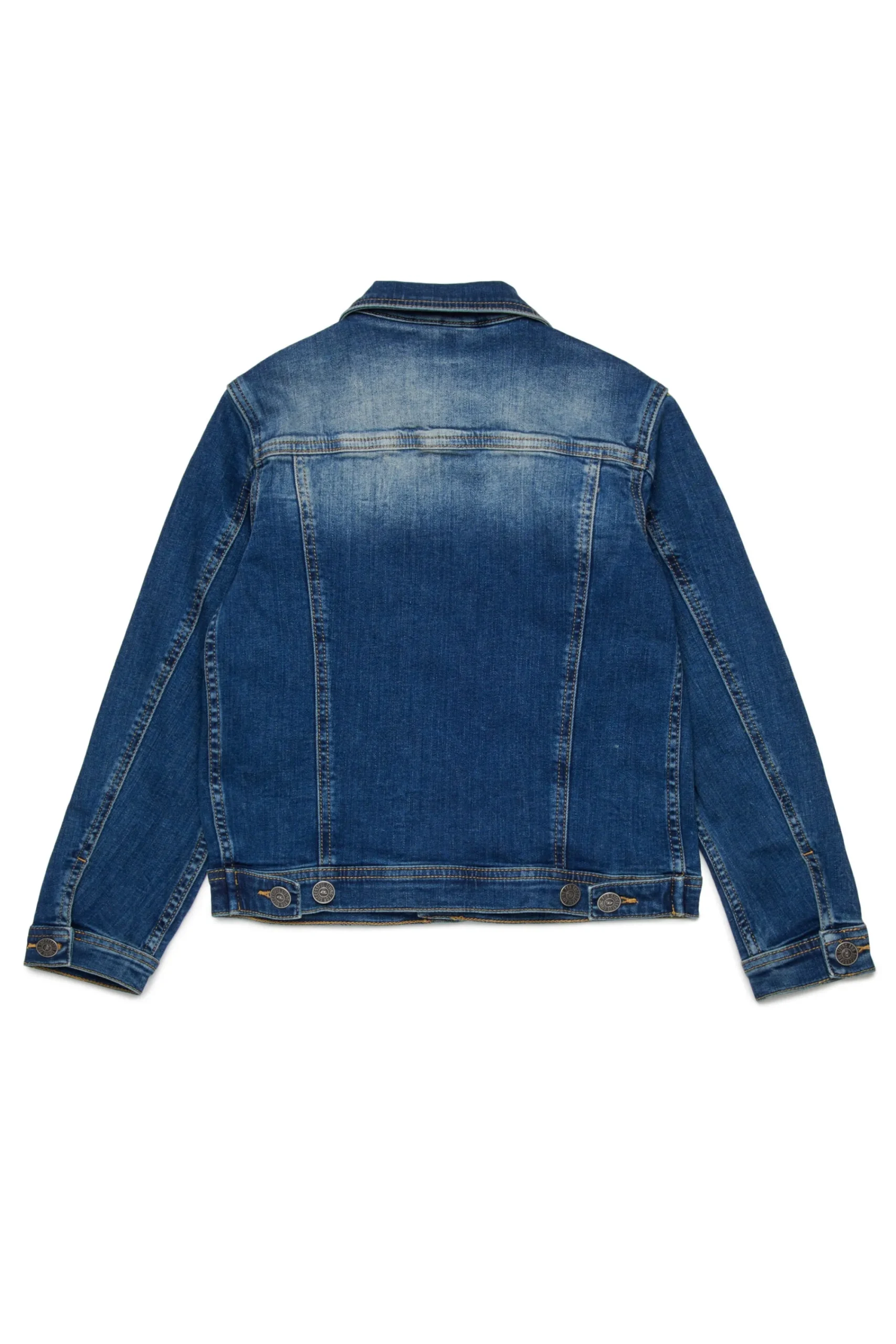 Denim-Mania | Denim-Mania>DIESEL Medium blue shaded denim trucker jacket blue denim