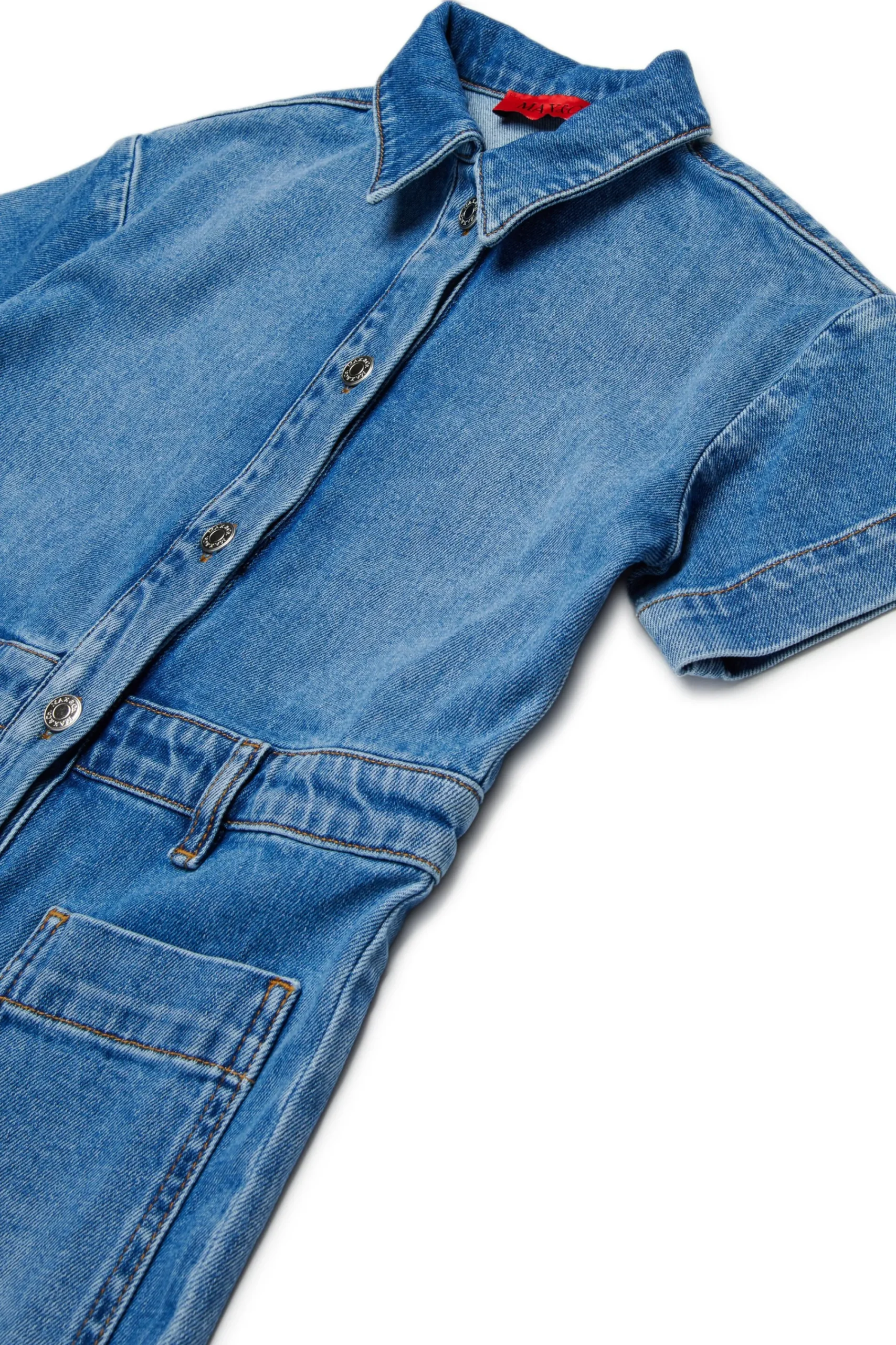 Jumpsuits | Denim-Mania>MAX&Co. Medium blue shaded denim jumpsuit blue denim
