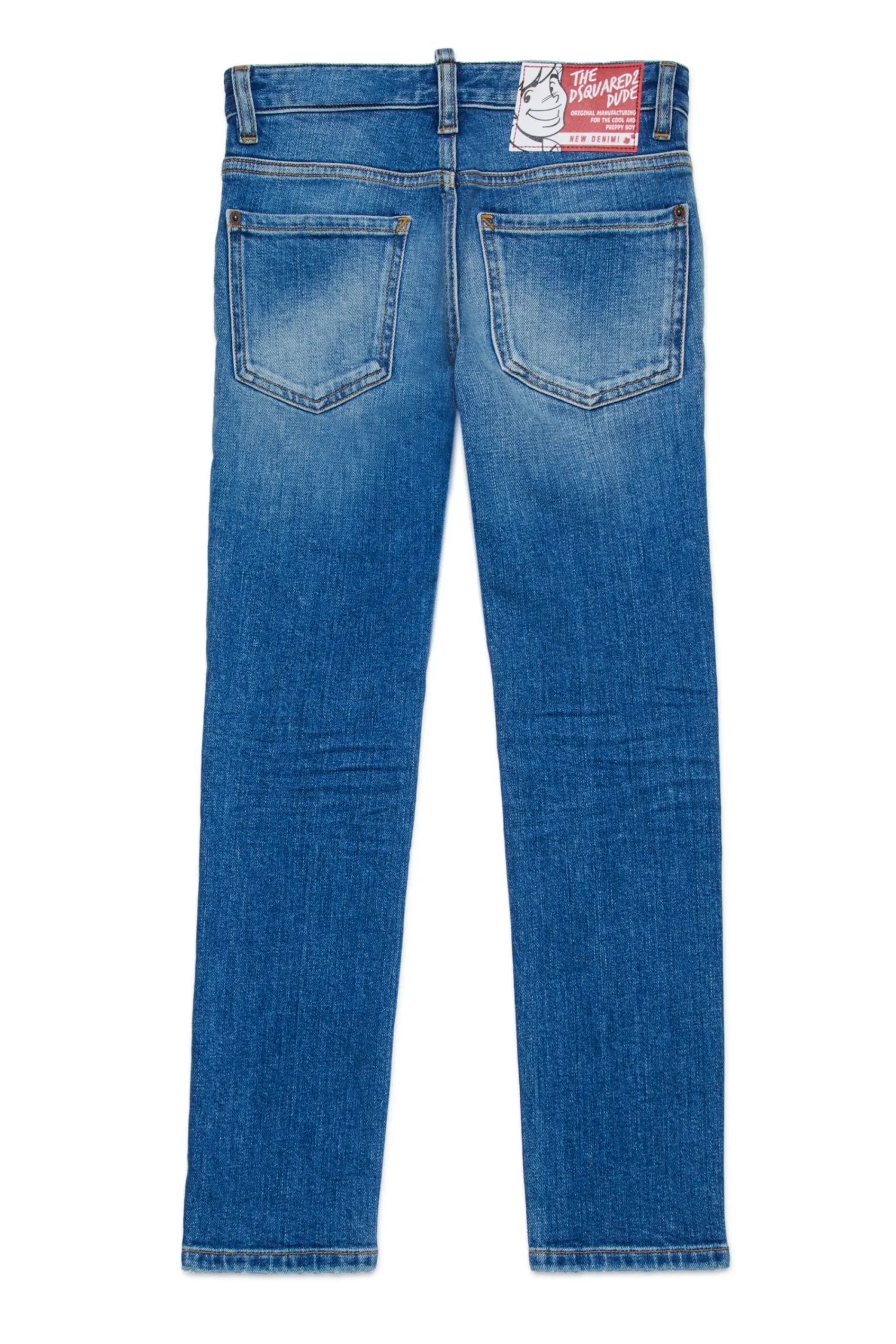 Denim-Mania | Denim-Mania>DSQUARED2 Medium blue skinny jeans with abrasions - Cool Guy blue denim