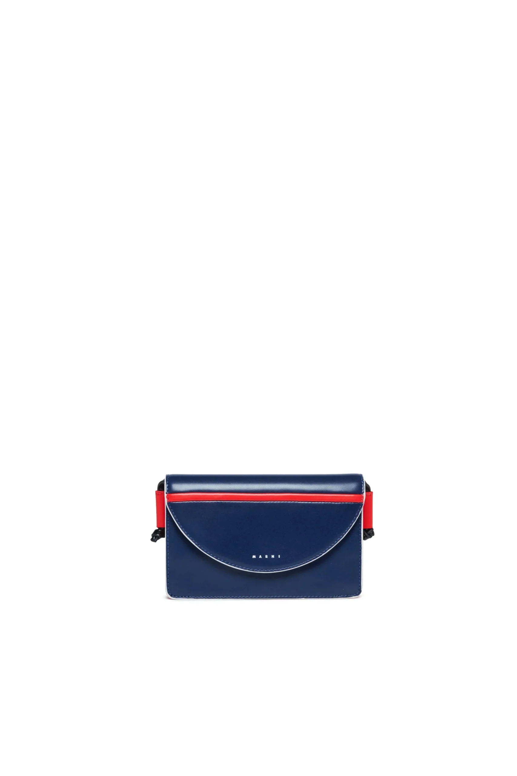 Bags And Backpacks | Party Looks>MARNI Mini Bag in coated fabric blue navy