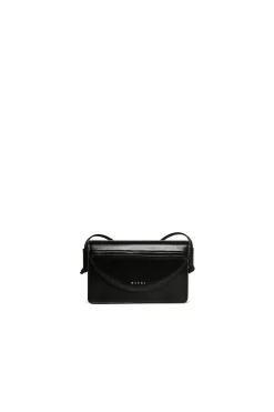 Bags And Backpacks>MARNI Mini Bag in coated fabric black