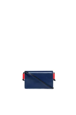 Bags And Backpacks | Party Looks>MARNI Mini Bag in coated fabric blue navy