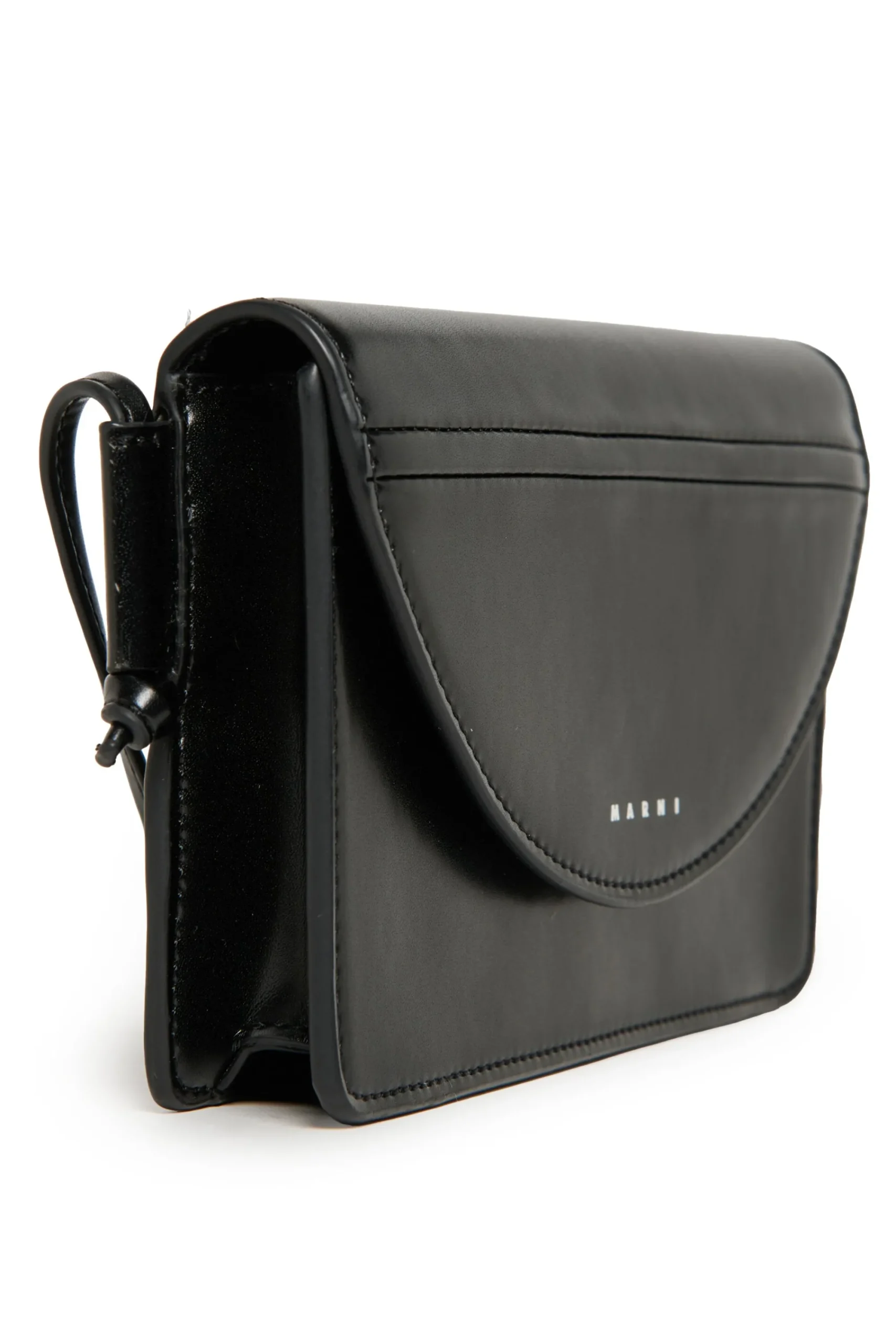 Bags And Backpacks>MARNI Mini Bag in coated fabric black