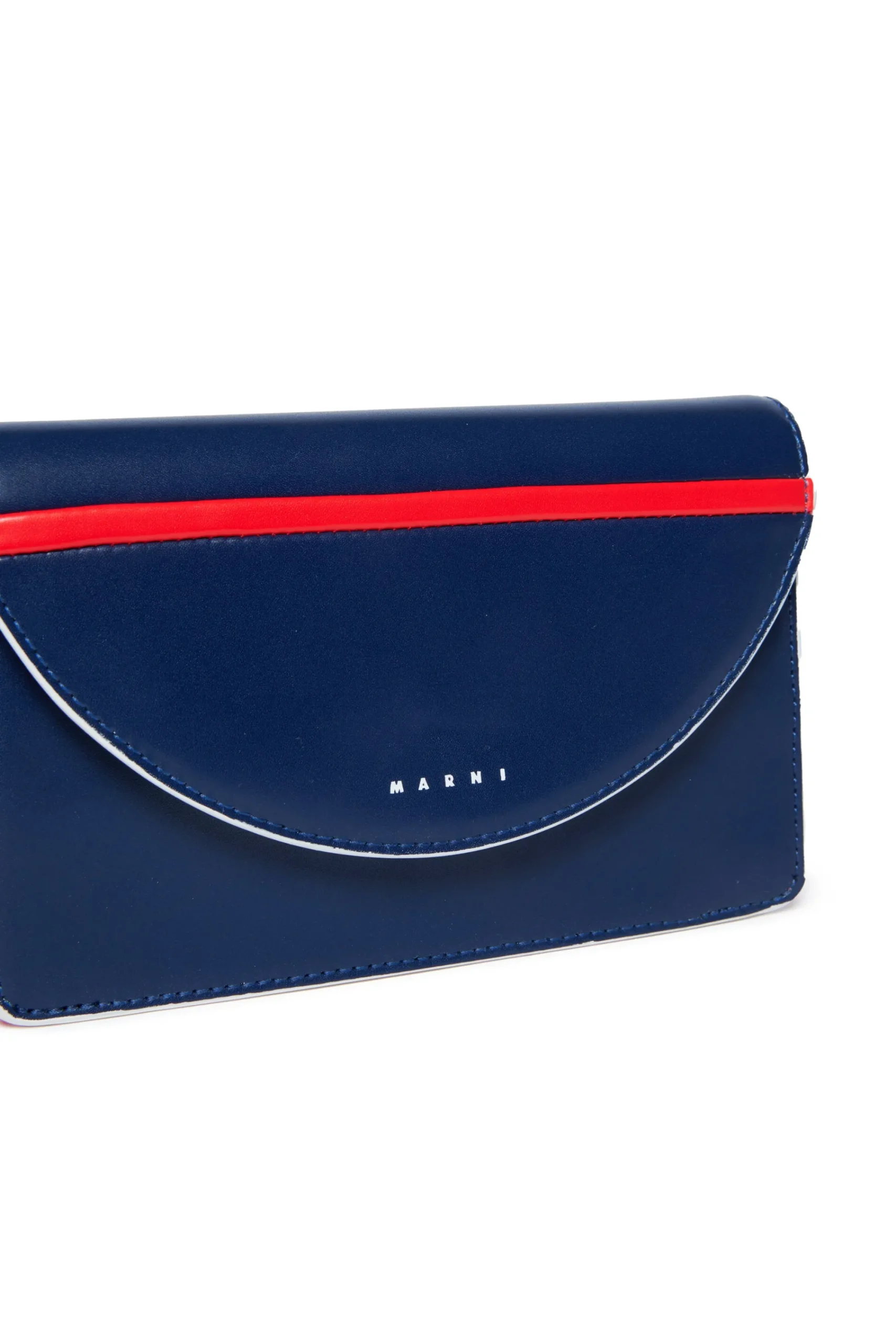 Bags And Backpacks | Party Looks>MARNI Mini Bag in coated fabric blue navy