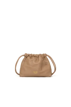 Bags And Backpacks | Party Looks>N°21 Mini leather Eva bag buckthorn brown