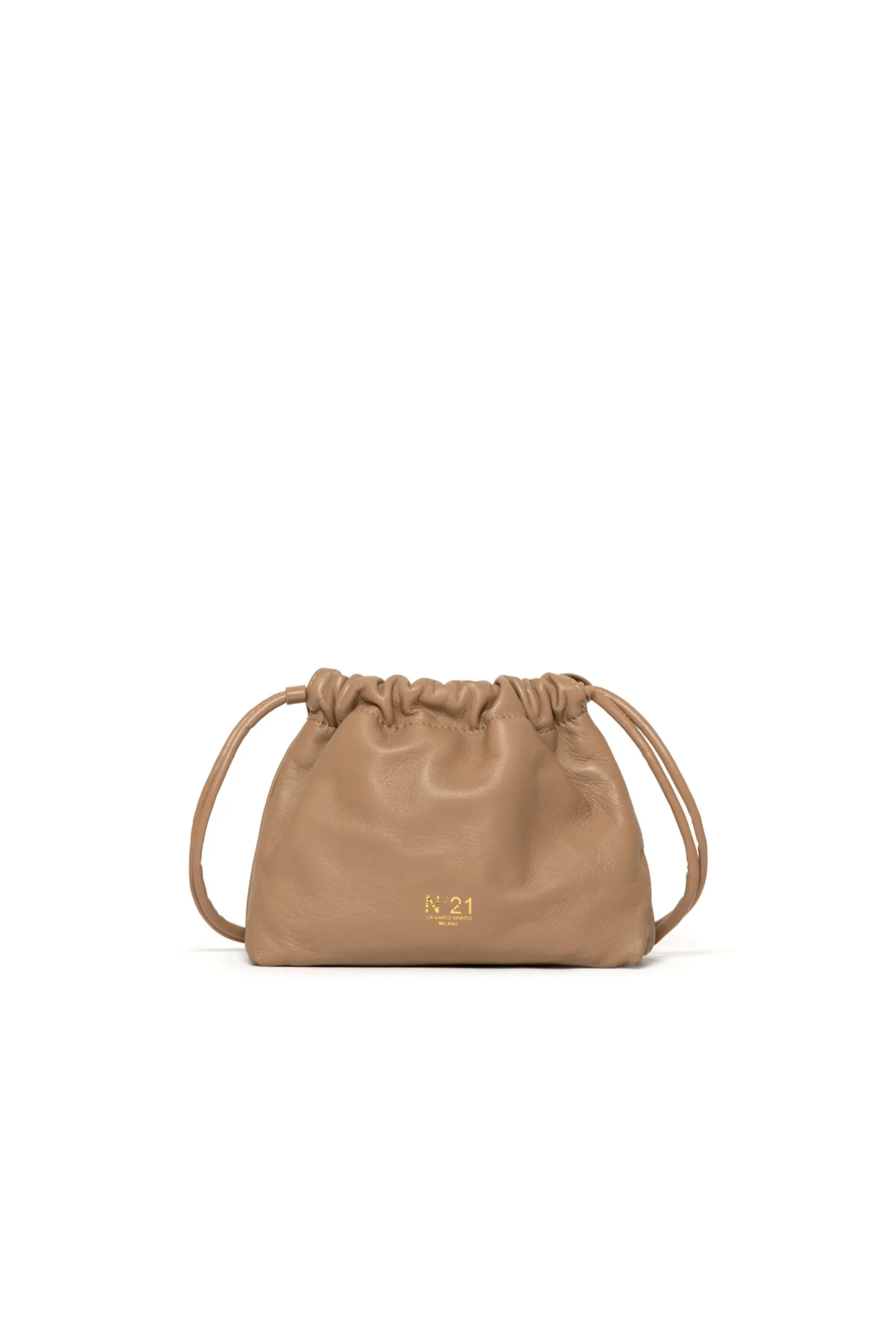 Bags And Backpacks | Party Looks>N°21 Mini leather Eva bag buckthorn brown
