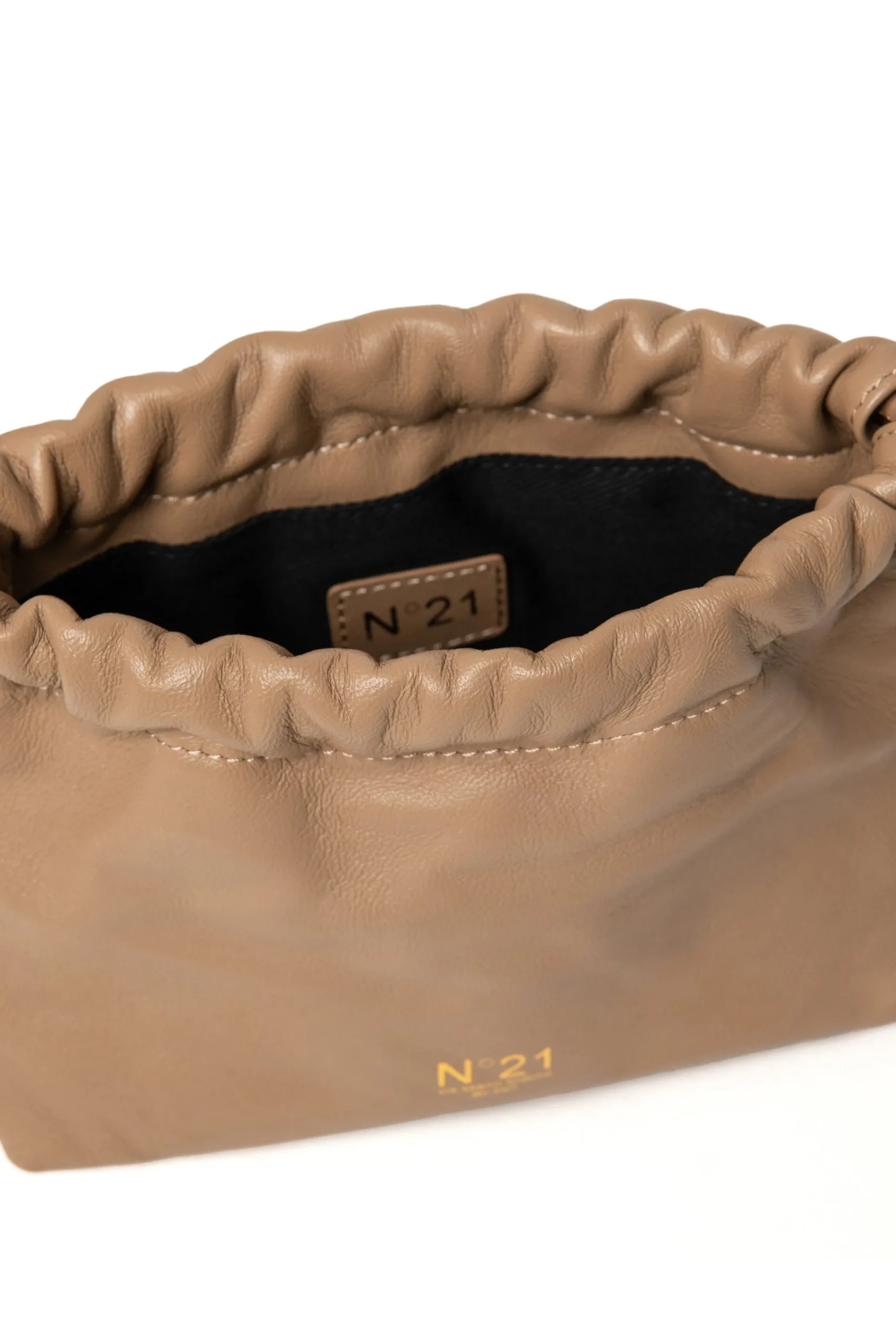 Bags And Backpacks | Party Looks>N°21 Mini leather Eva bag buckthorn brown