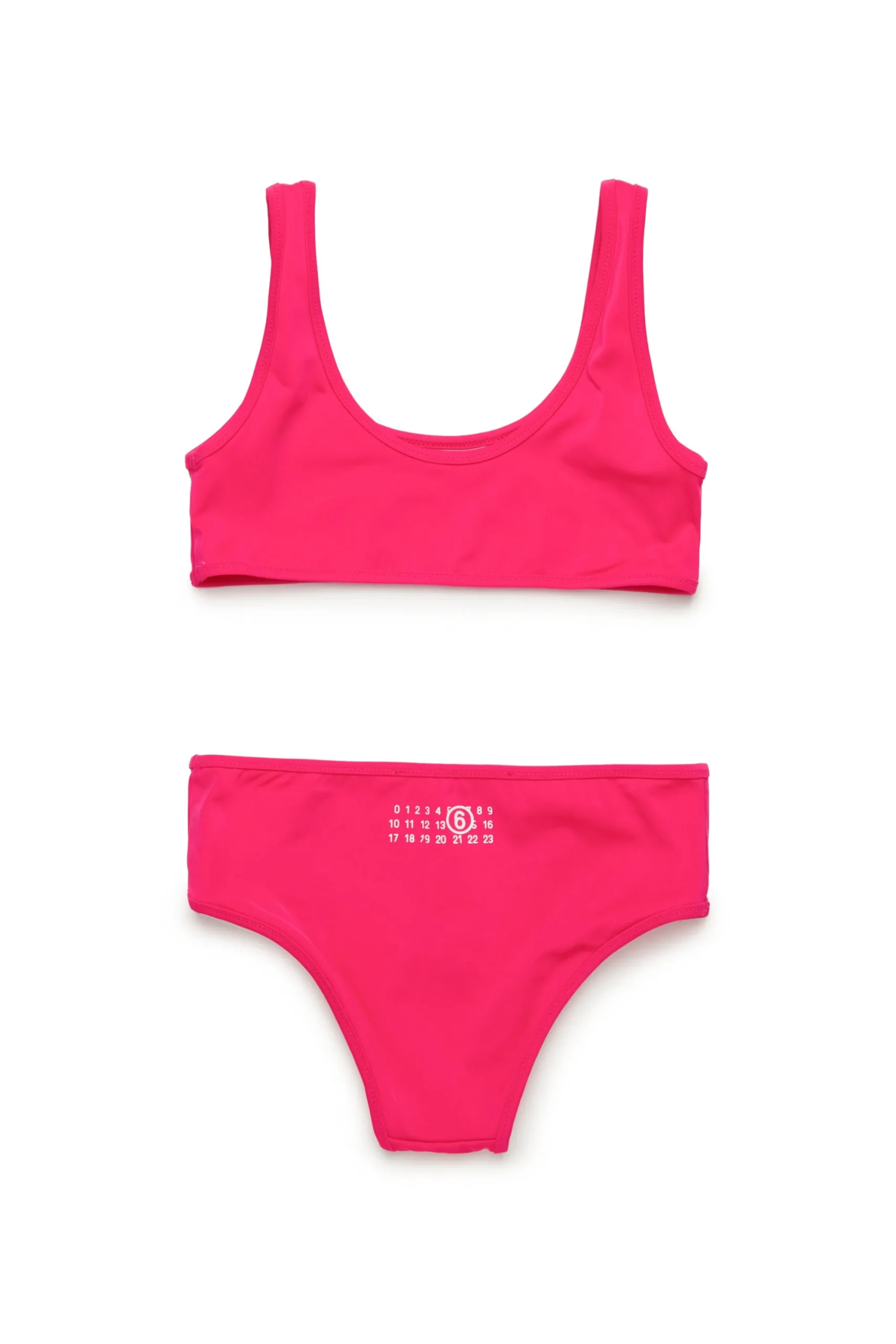 Swimwear | Swimwear>MM6 MAISON MARGIELA Numeric logo bikini swimsuit super pink