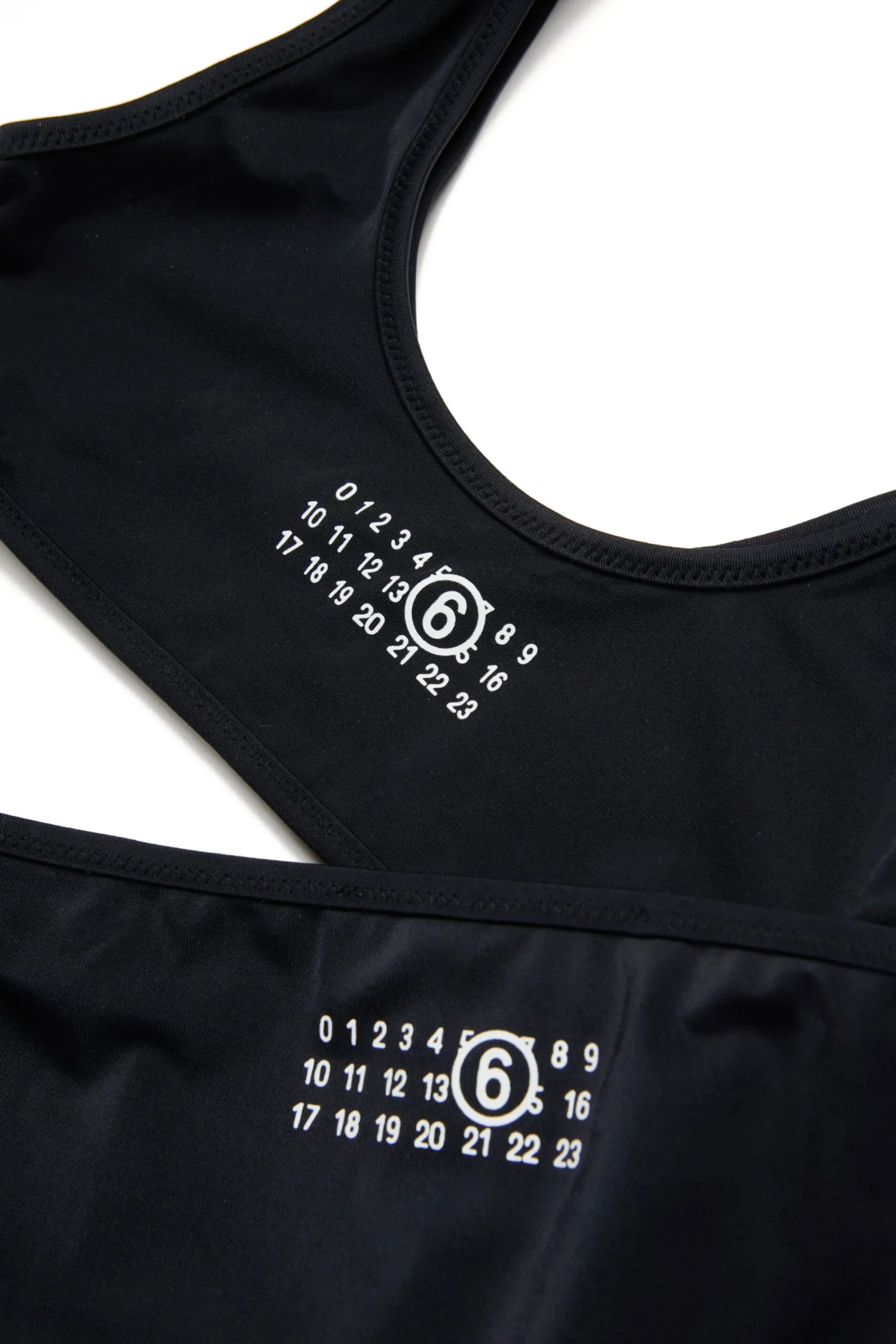 Swimwear | Swimwear>MM6 MAISON MARGIELA Numeric logo bikini swimsuit black