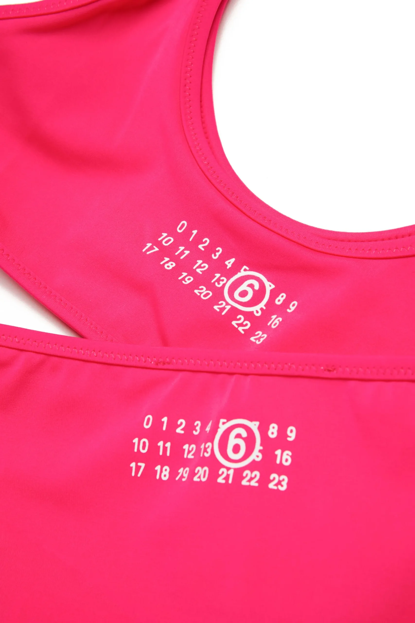 Swimwear | Swimwear>MM6 MAISON MARGIELA Numeric logo bikini swimsuit super pink