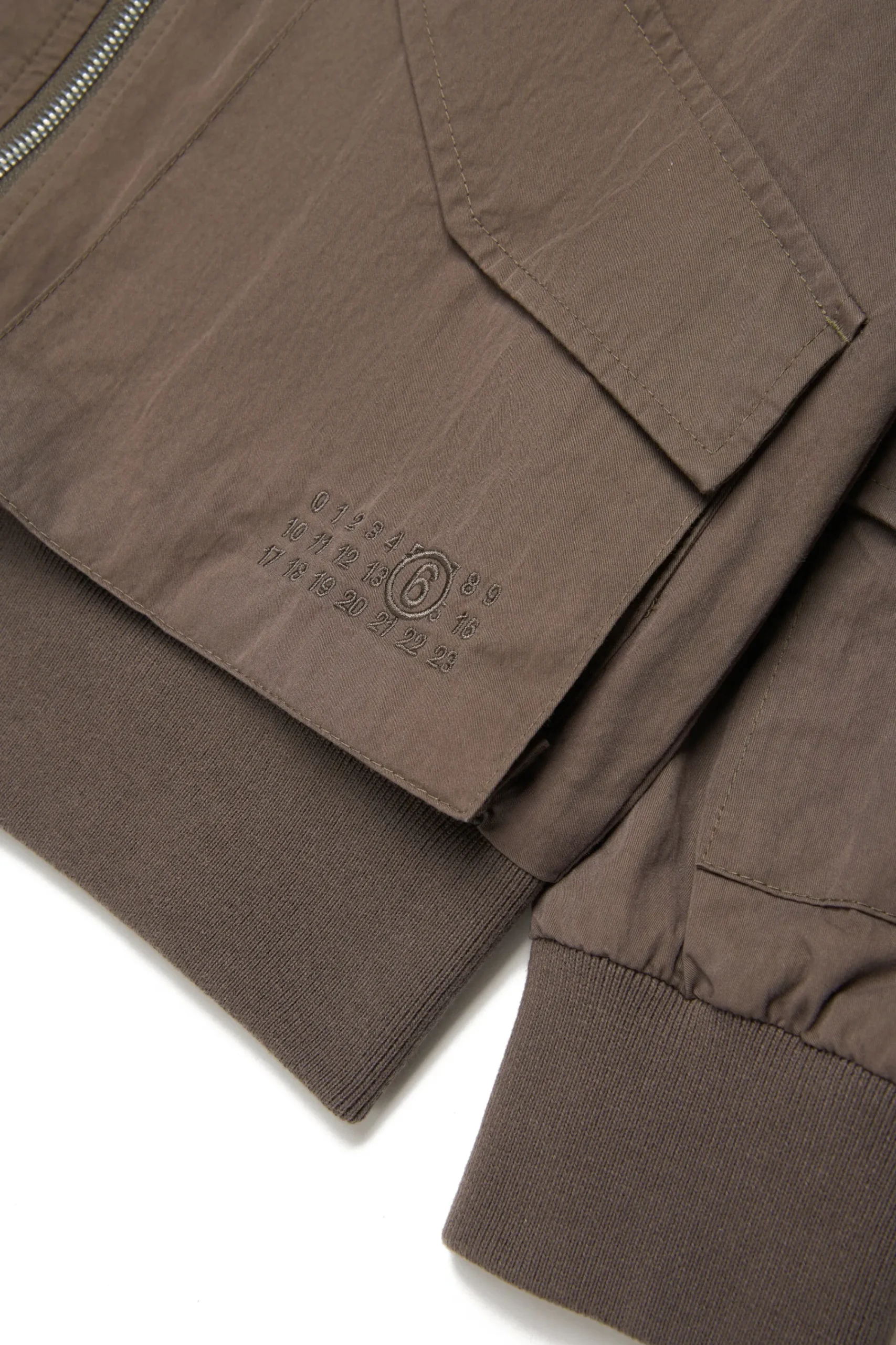 Jackets And Padded Jackets | Jackets And Padded Jackets>MM6 MAISON MARGIELA Numeric logo bomber jacket brown