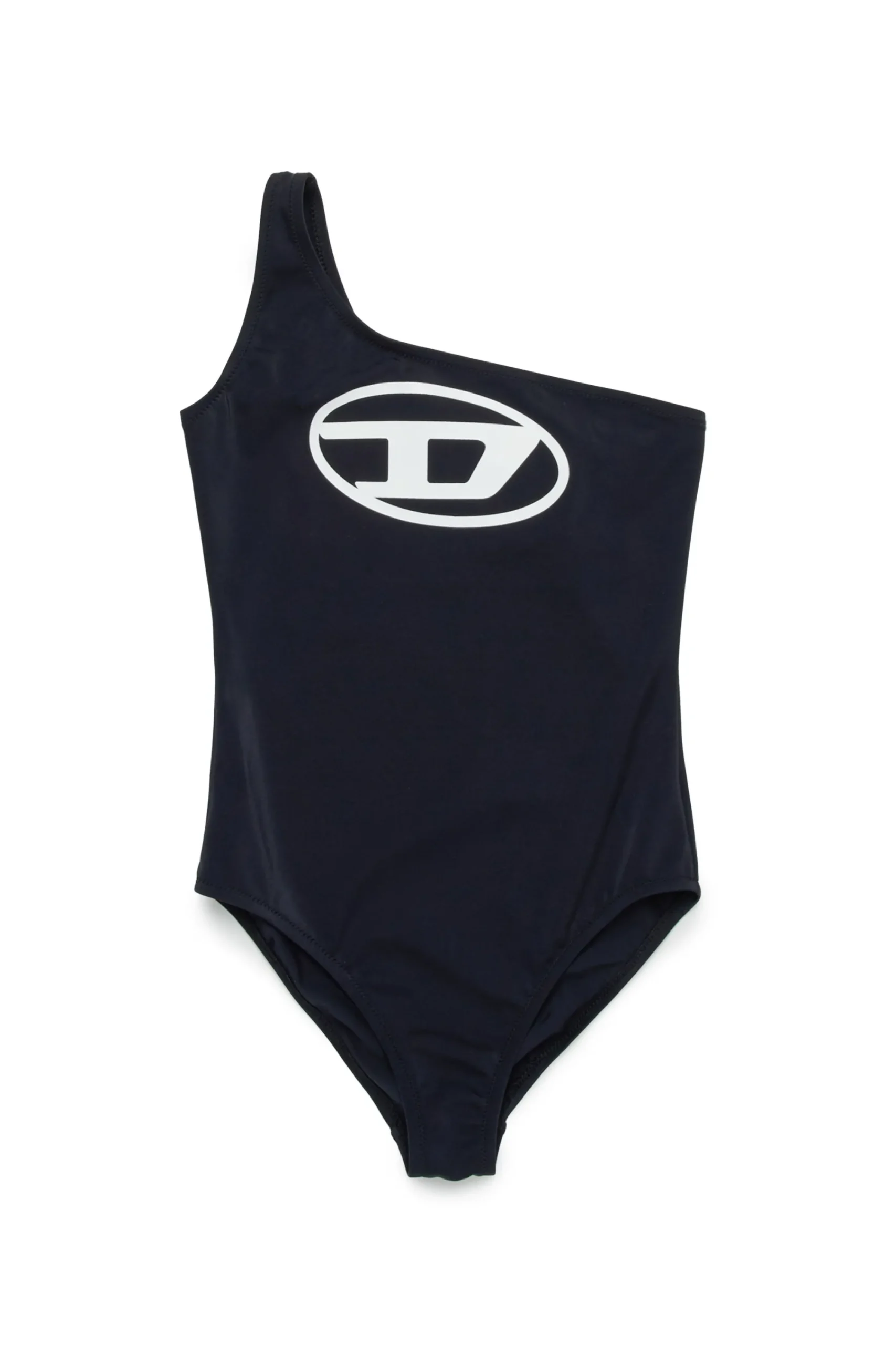 Swimwear | Oval D By Diesel>DIESEL One-piece swimsuit branded with Oval D logo black