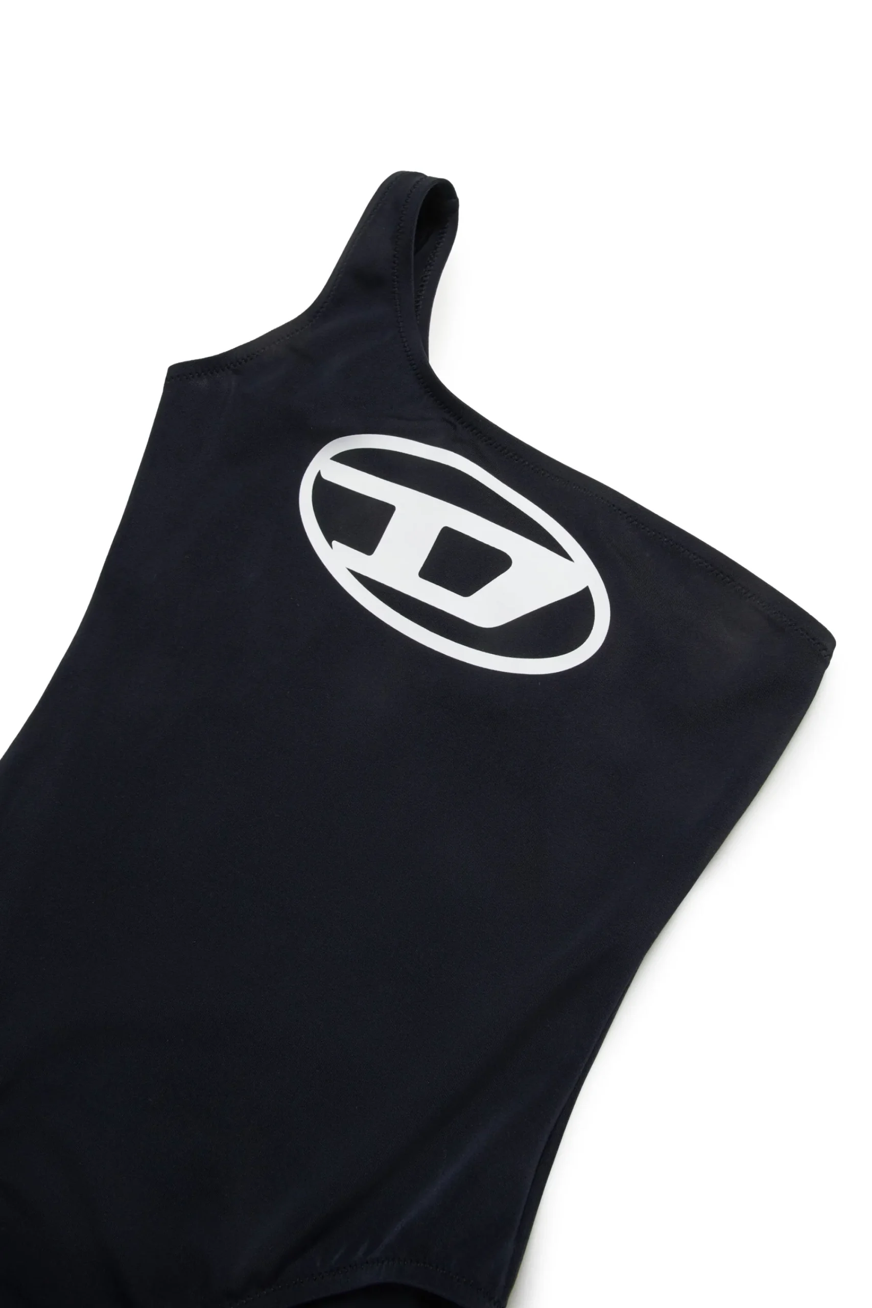 Swimwear | Oval D By Diesel>DIESEL One-piece swimsuit branded with Oval D logo black