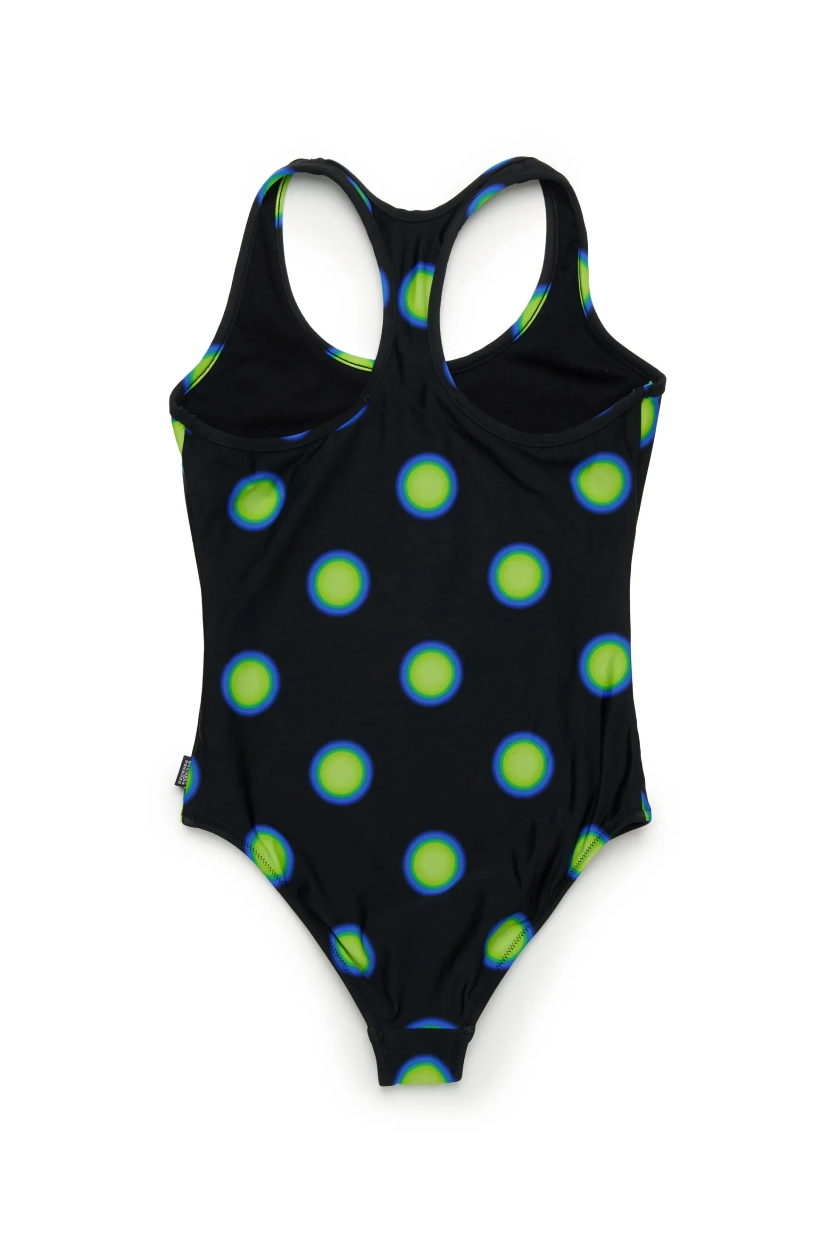 Swimwear | Swimwear>MM6 MAISON MARGIELA One-piece swimsuit with polka dots black