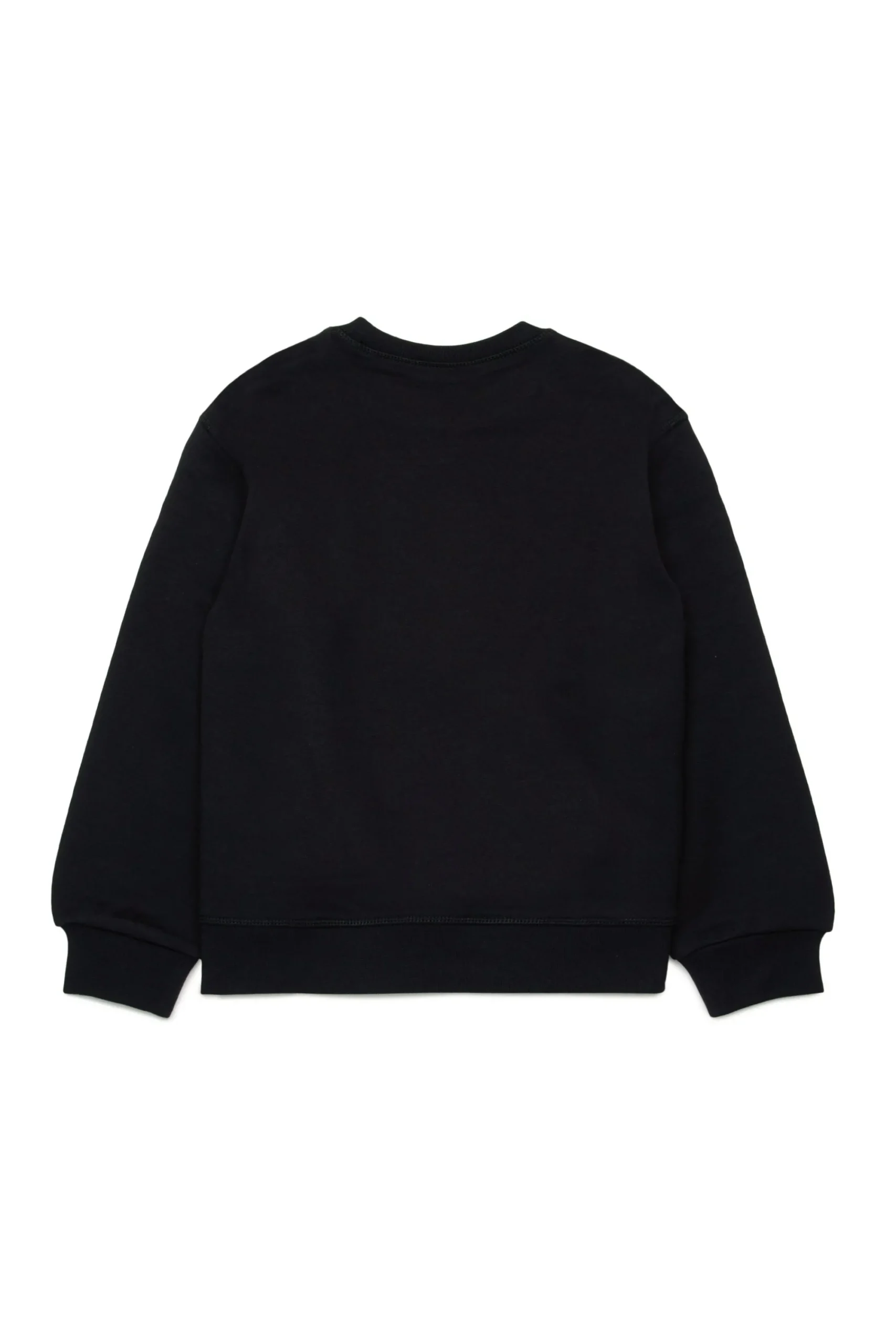 Sweatshirts | Sweatshirts>DSQUARED2 Organic cotton crew-neck sweatshirt with logo black
