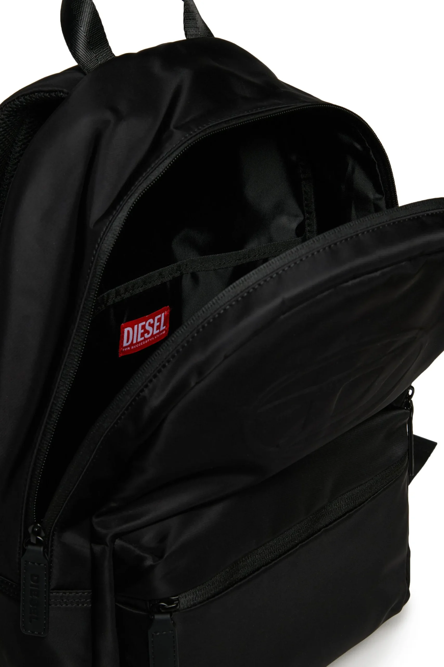 Bags And Backpacks | Oval D By Diesel>DIESEL Oval D branded backpack black