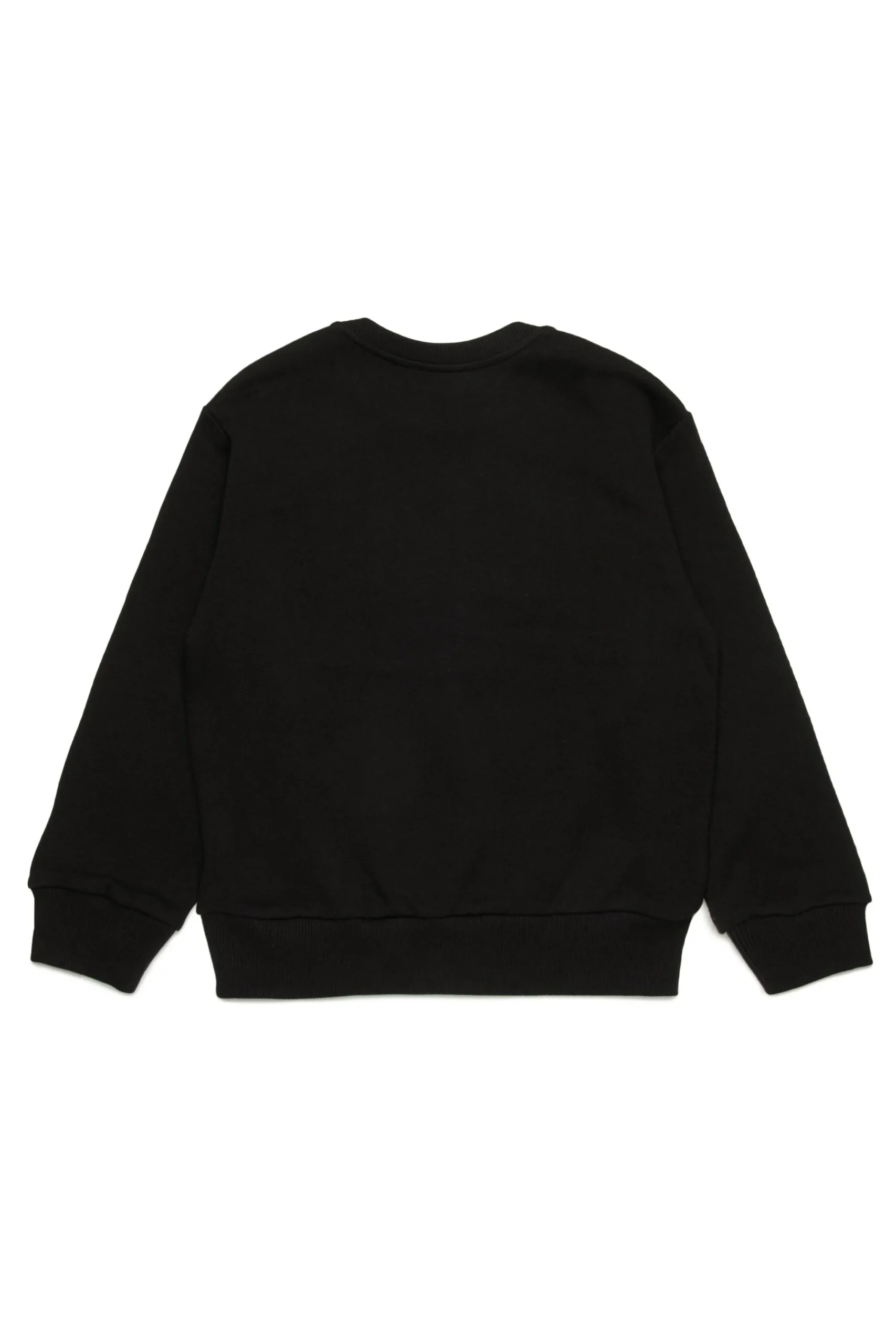 Sweatshirts>DIESEL Oval D branded crew-neck sweatshirt black