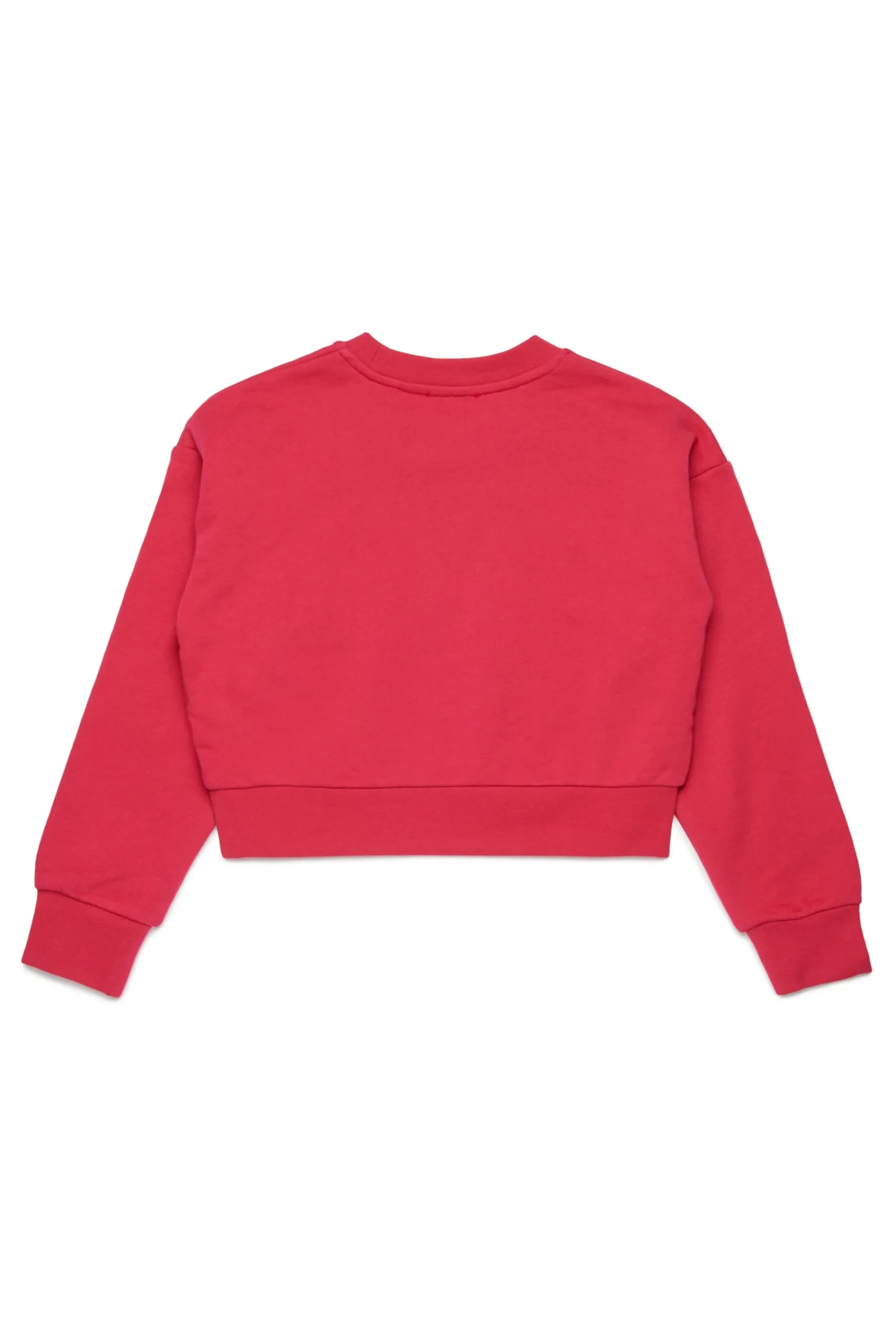 Sweatshirts | Oval D By Diesel>DIESEL Oval D branded crew-neck sweatshirt strawberry pink