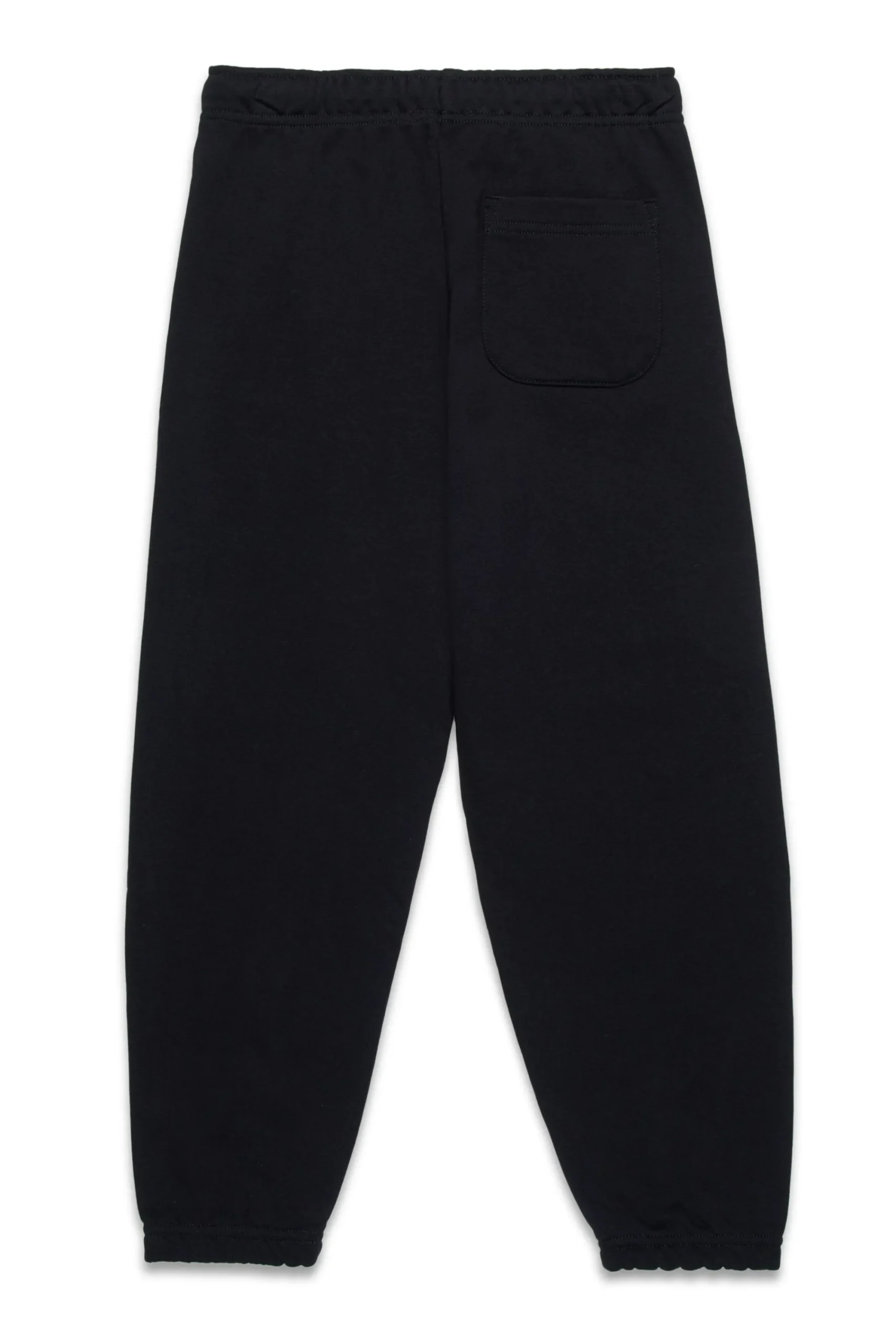 Pants>DIESEL Oval D branded fleece jogger trousers black