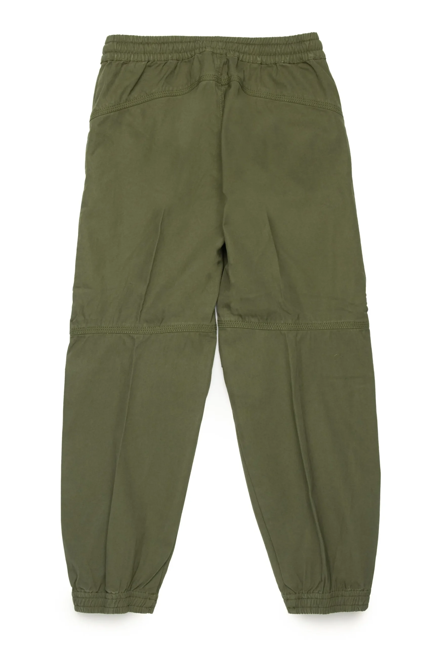 Pants | Pants>DIESEL Oval D branded gabardine cargo trousers dark olive green
