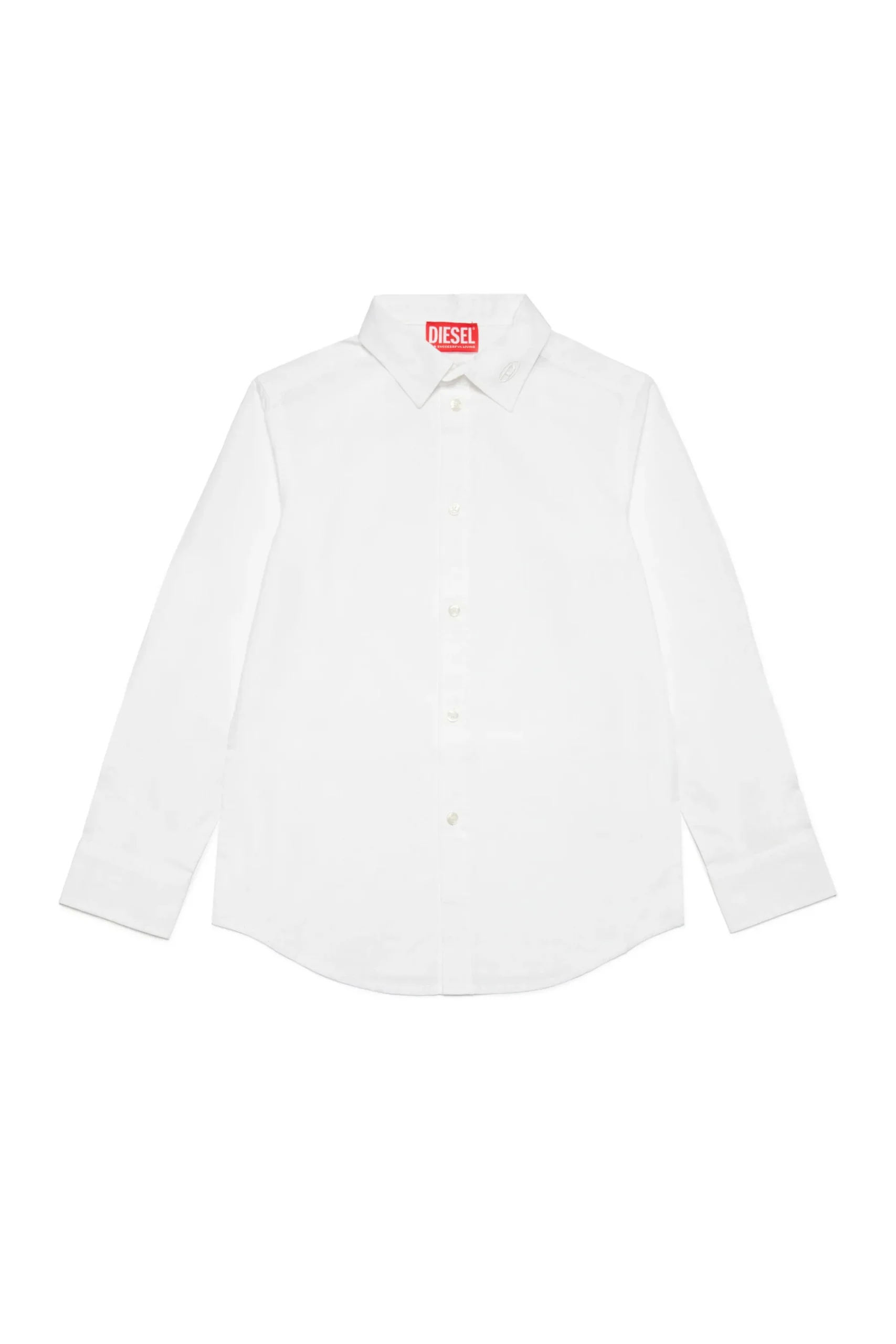 Oval D By Diesel | Oval D By Diesel>DIESEL Oval D branded poplin shirt white