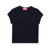 T-Shirts | Oval D By Diesel>DIESEL Oval D branded T-shirt black