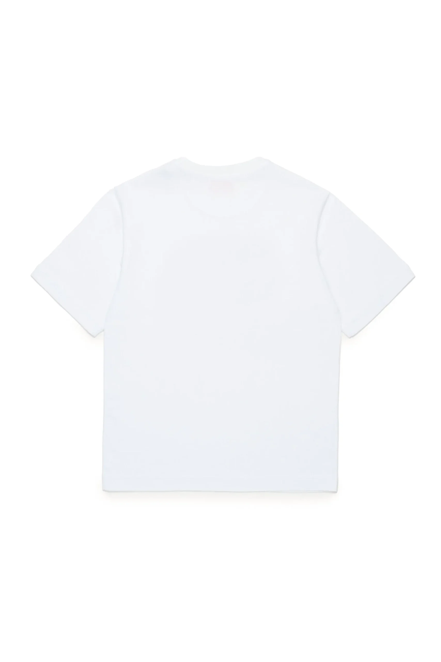 T-Shirts>DIESEL Oval D branded T-shirt white