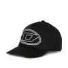 Oval D By Diesel | Oval D By Diesel>DIESEL Oval D logo gabardine baseball cap black