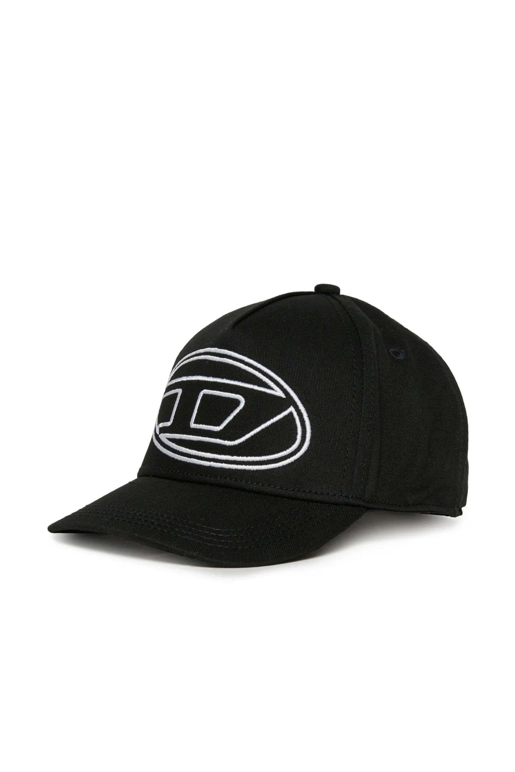 Oval D By Diesel | Oval D By Diesel>DIESEL Oval D logo gabardine baseball cap black