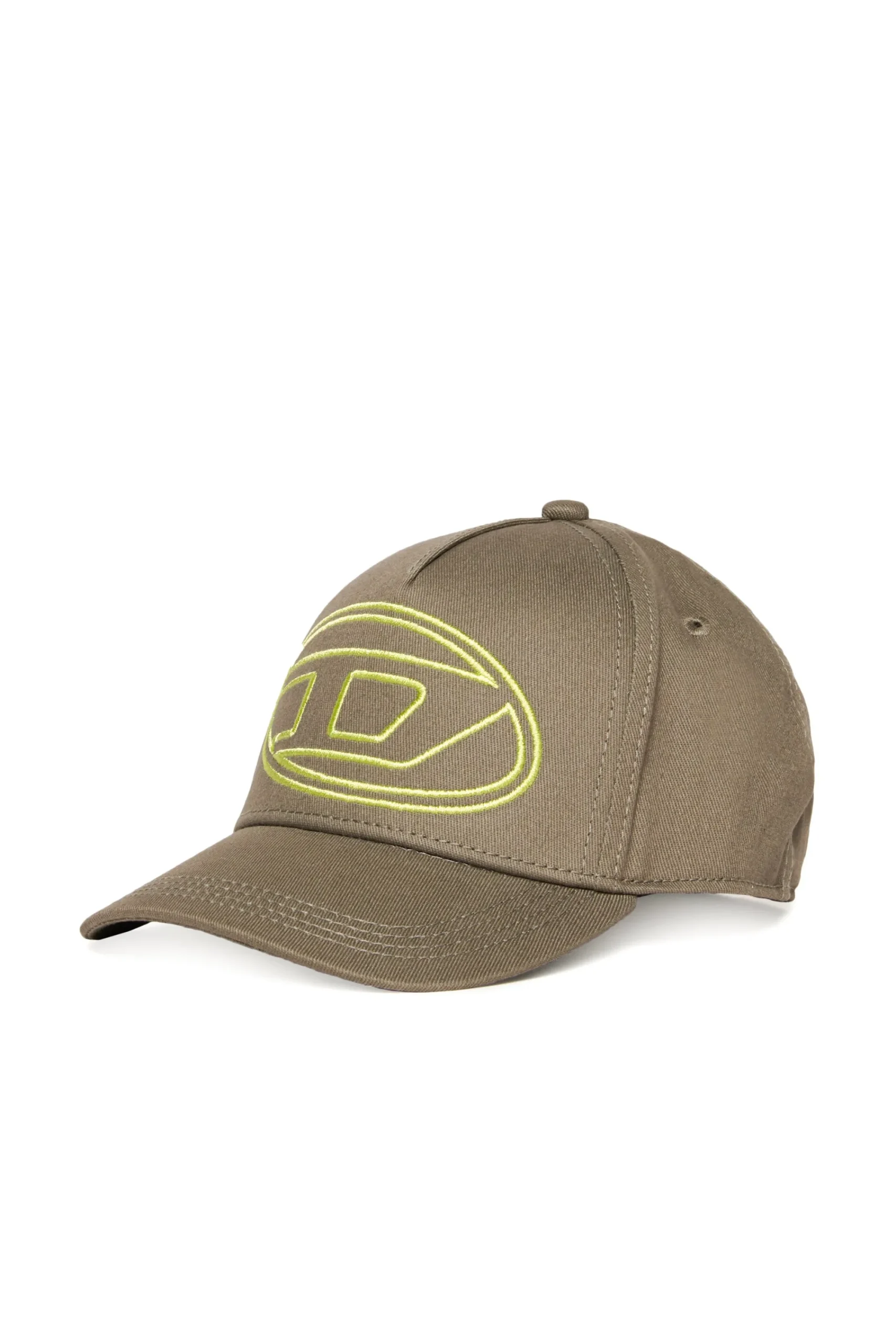 Oval D By Diesel | Oval D By Diesel>DIESEL Oval D logo gabardine baseball cap dark grey