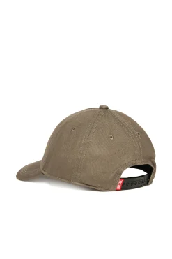 Oval D By Diesel | Oval D By Diesel>DIESEL Oval D logo gabardine baseball cap dark grey