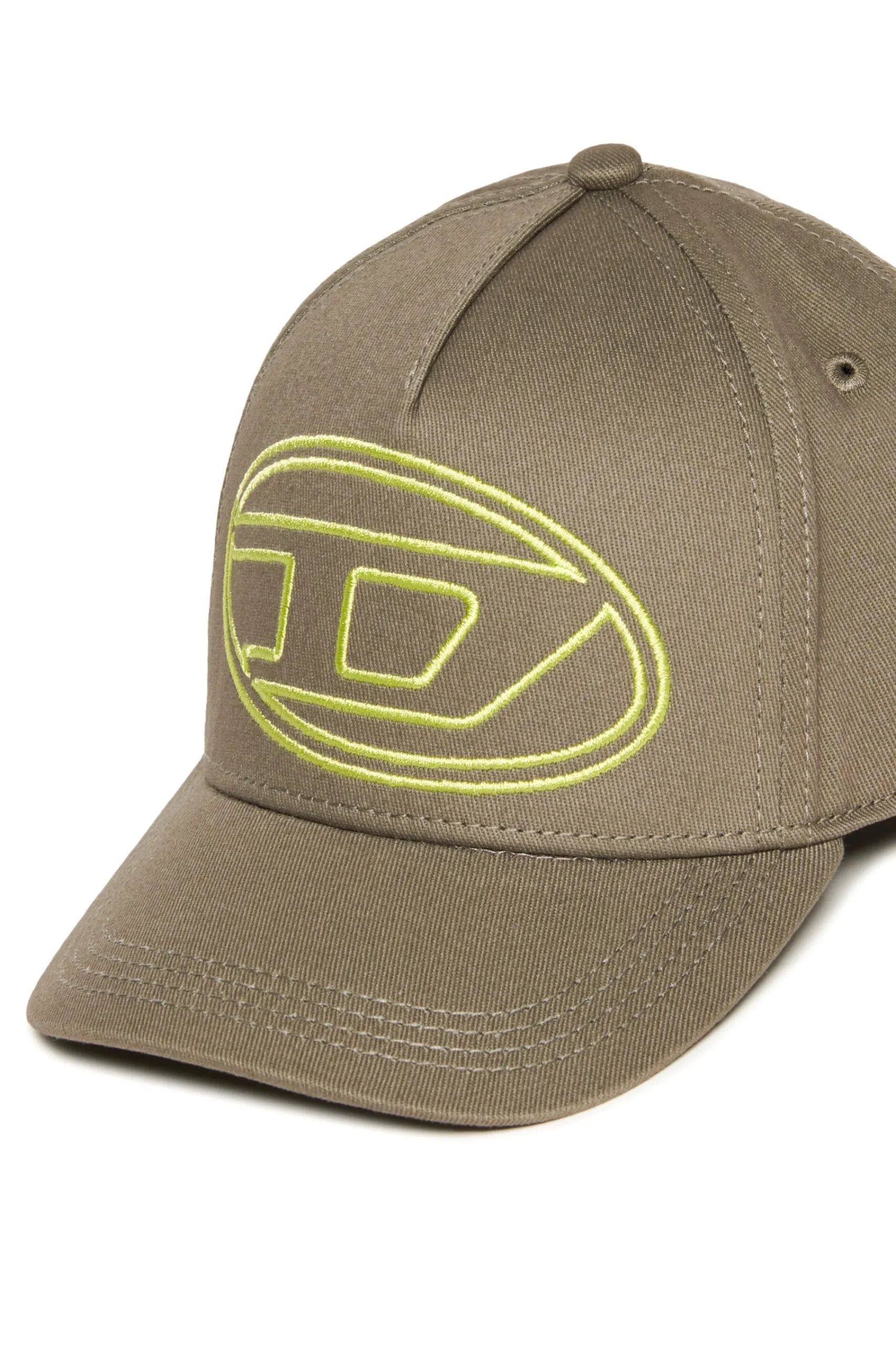 Oval D By Diesel | Oval D By Diesel>DIESEL Oval D logo gabardine baseball cap dark grey