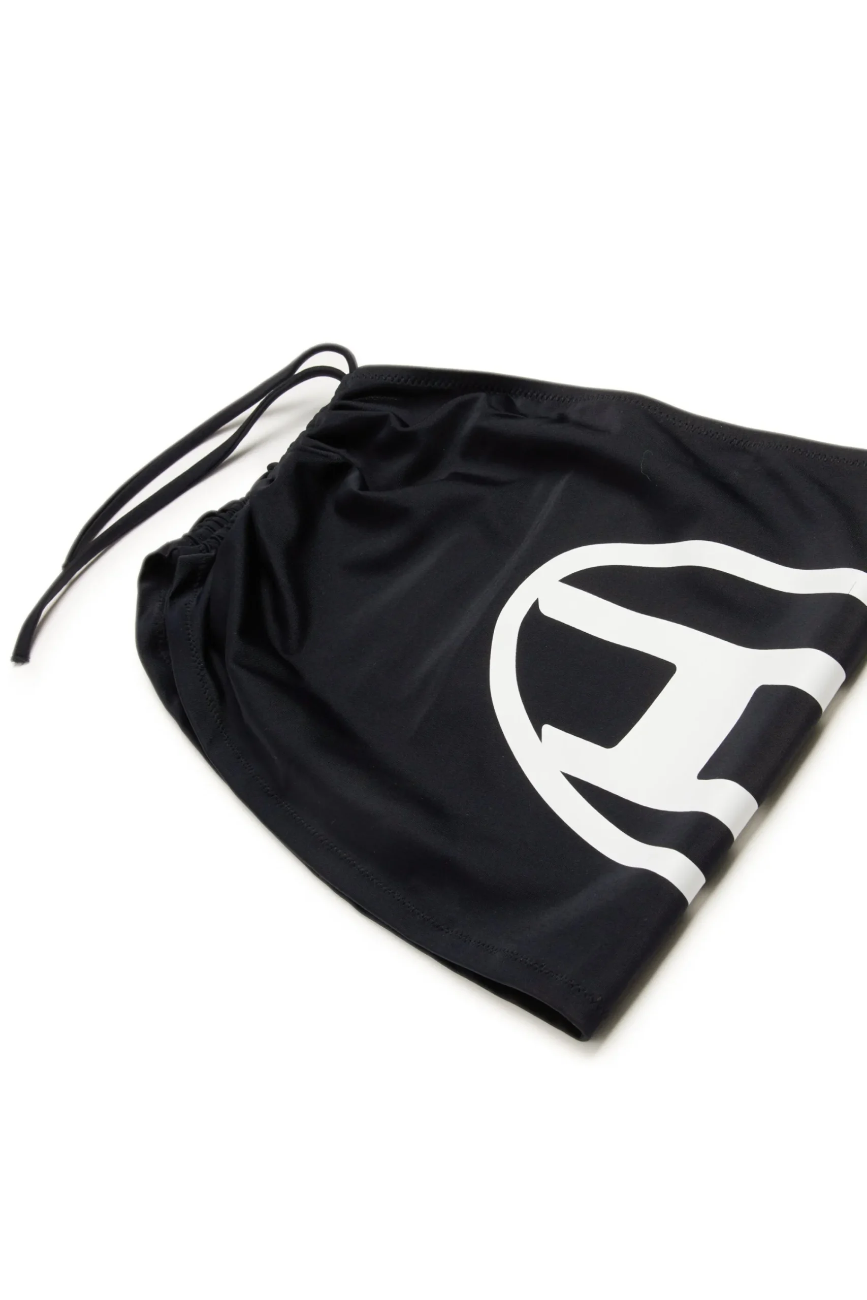 Swimwear | Oval D By Diesel>DIESEL Oval D logo mini pareo cover-up dress black